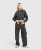 Gymshark Rest Day Ribbed Hoodie - Asphalt Grey sold by Gymshark