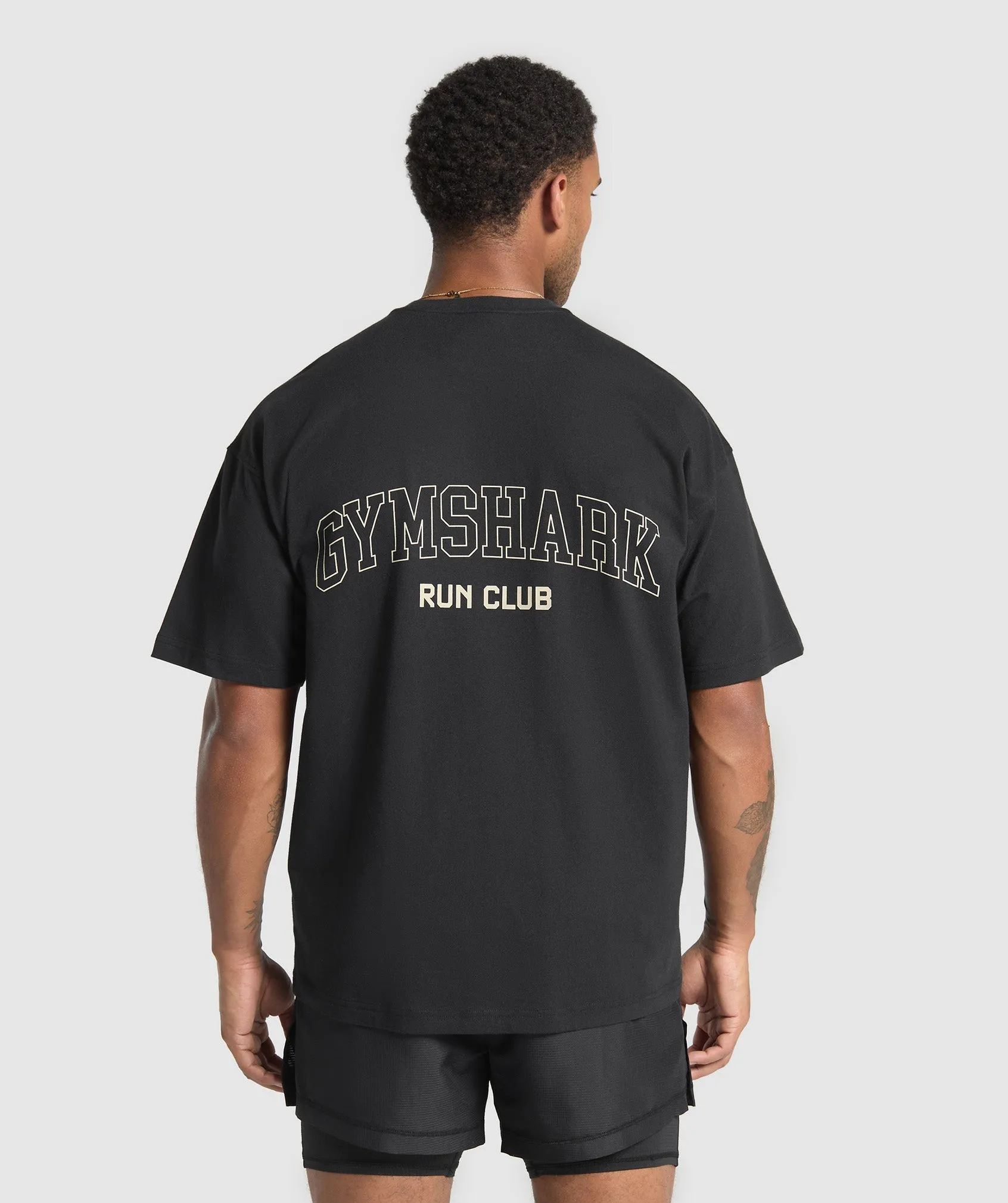 Gymshark Running Graphic T-Shirt - Black sold by Gymshark product image thumbnail 2