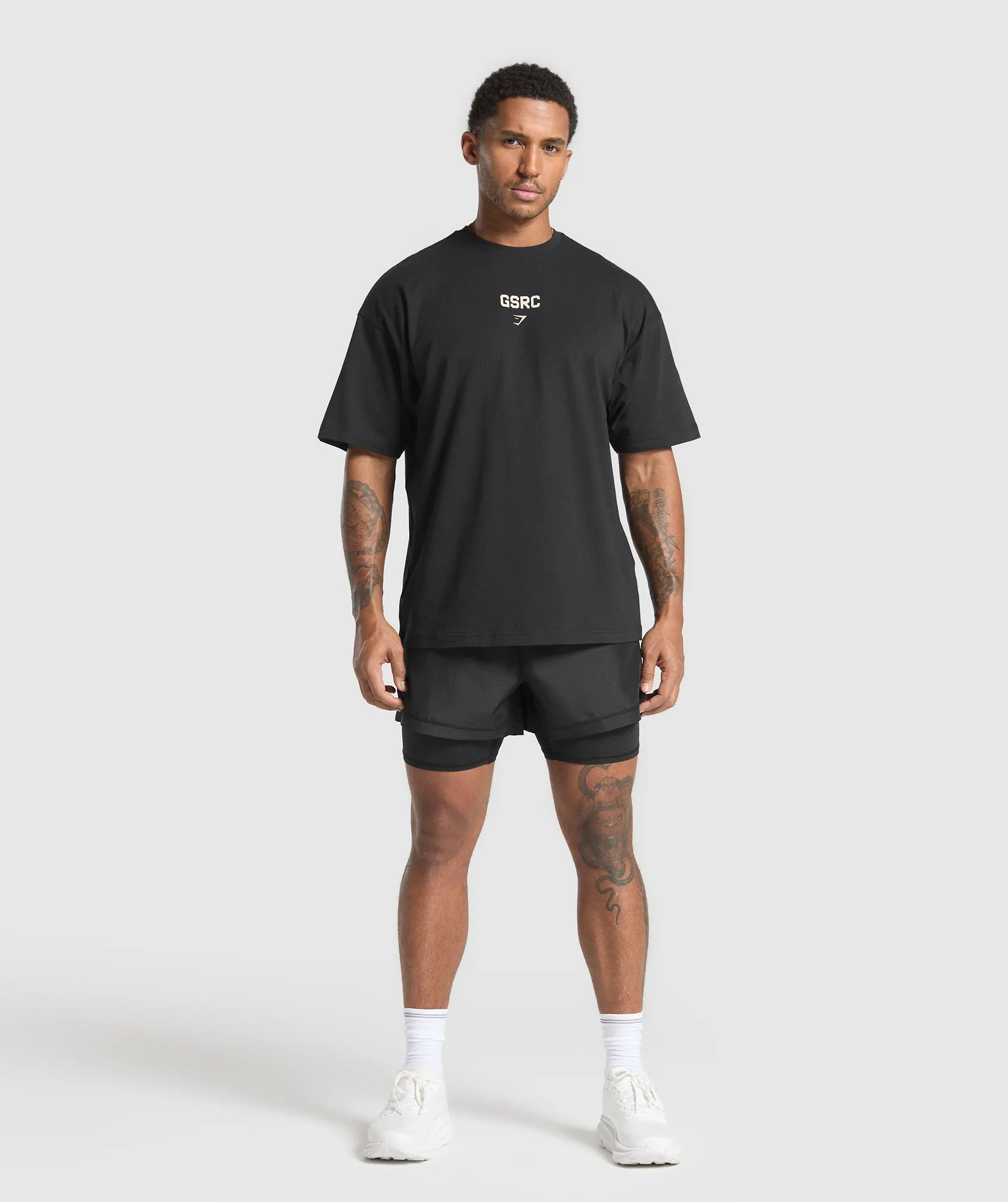 Gymshark Running Graphic T-Shirt - Black sold by Gymshark product image thumbnail 5