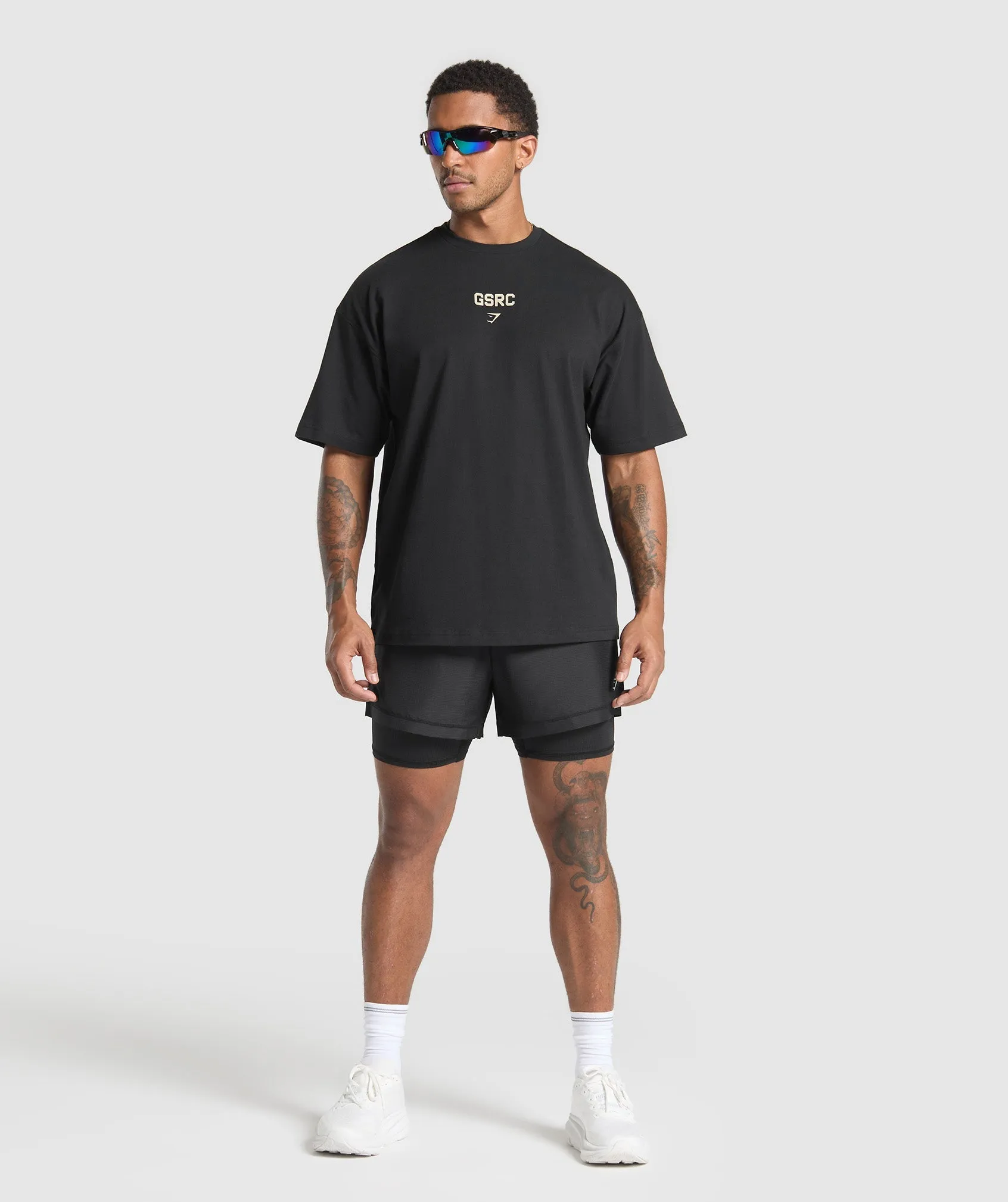 Gymshark Running Graphic T-Shirt - Black sold by Gymshark product image thumbnail 4