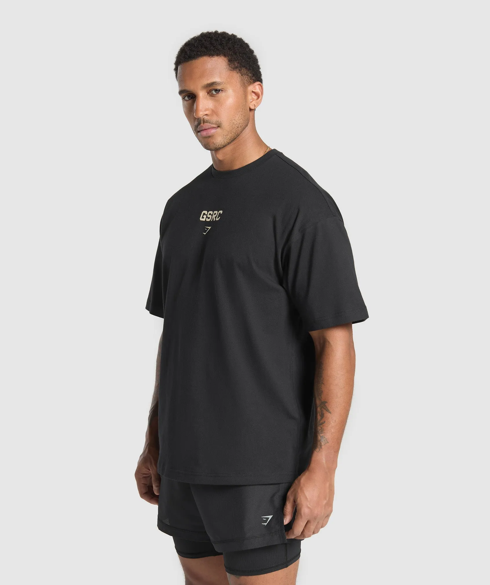 Gymshark Running Graphic T-Shirt - Black sold by Gymshark product image thumbnail 3