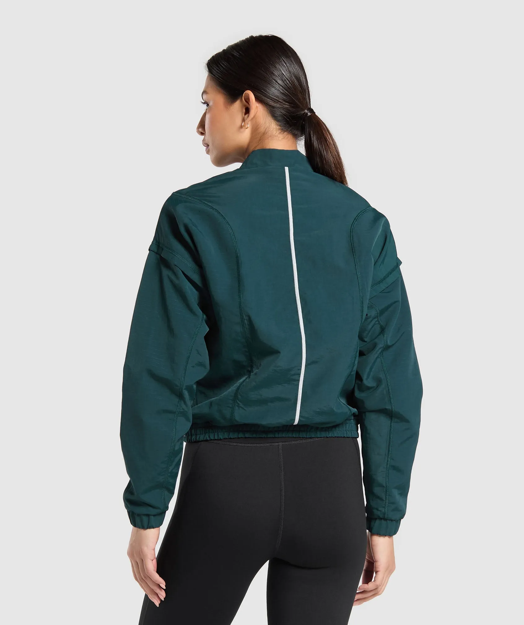 Gymshark Running 1/4 Zip Track Top - Strong Teal sold by Gymshark product image thumbnail 2