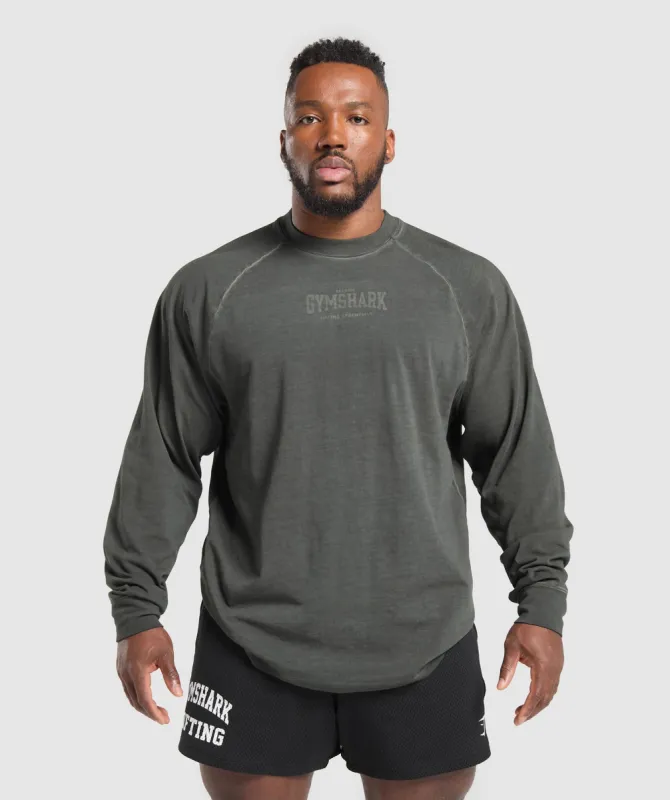 Gymshark Heavyweight T-Shirt - Black/Wash sold by Gymshark