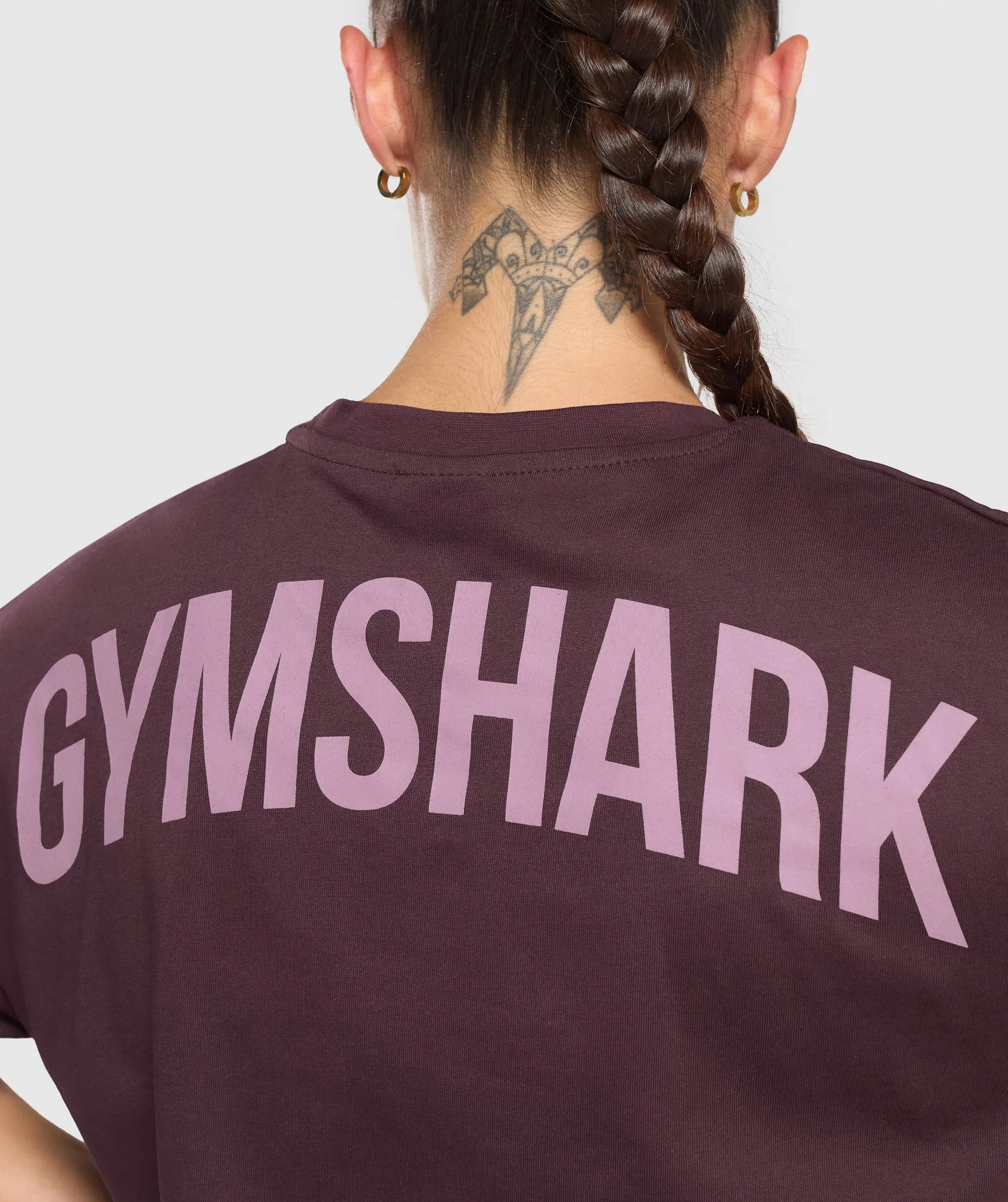 Power Oversized T-Shirt - Depth Purple sold by Gymshark product image thumbnail 5