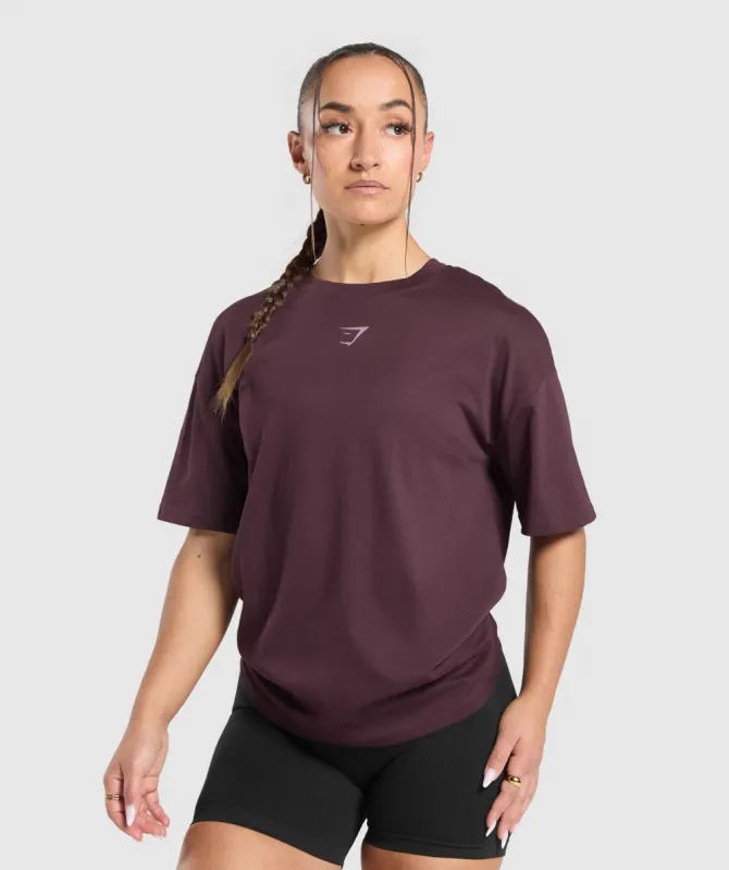 Power Oversized T-Shirt - Depth Purple sold by Gymshark