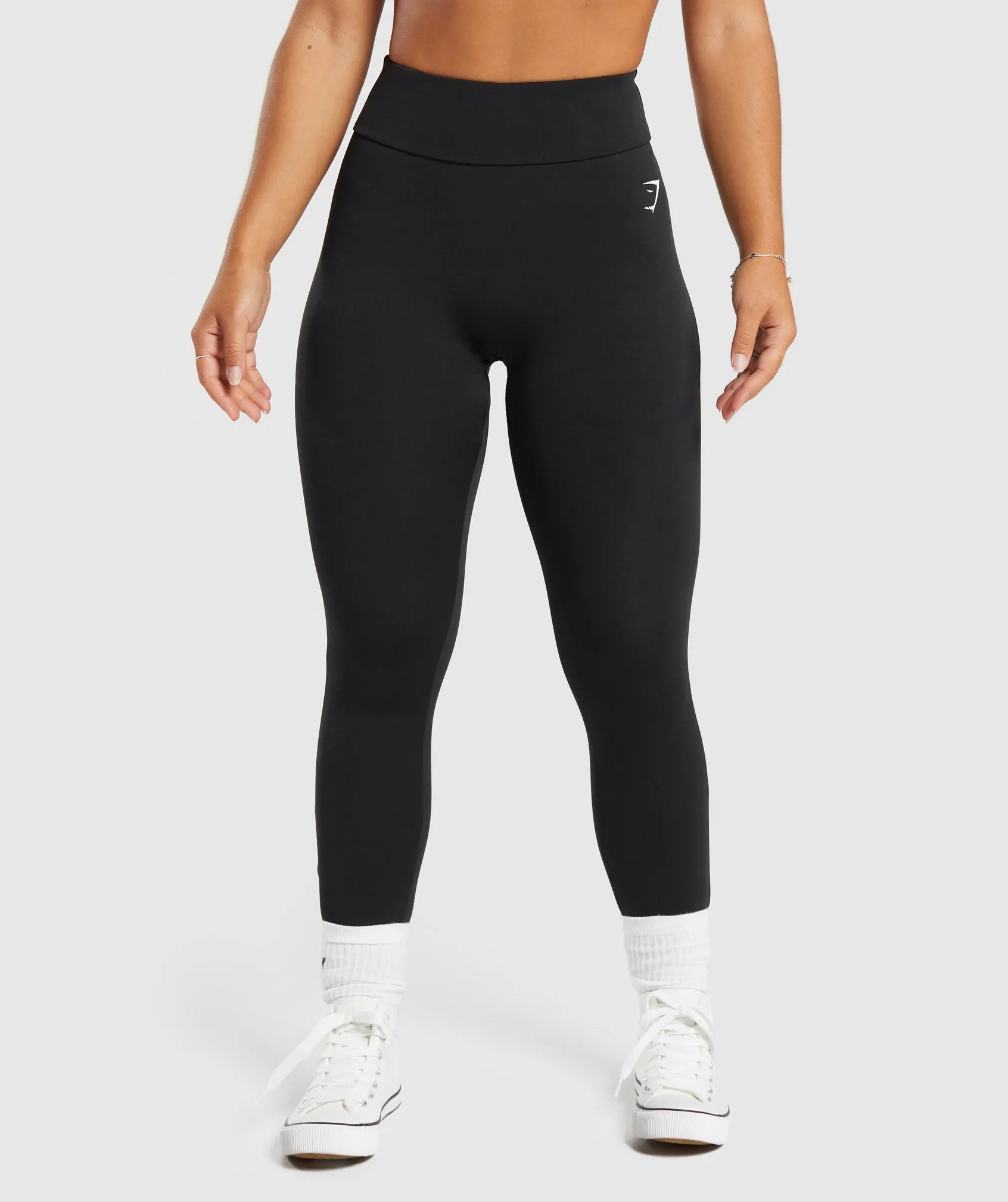 Gymshark Power Regular Leggings - Black sold by Gymshark