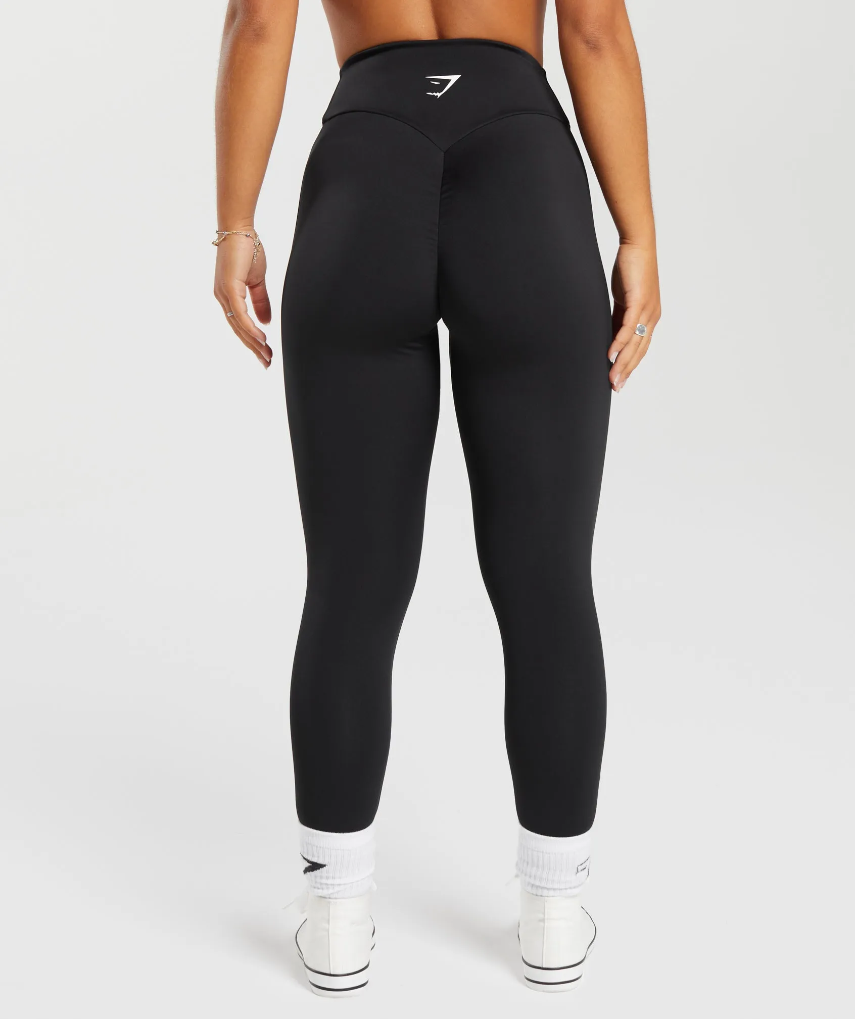 Gymshark Power Regular Leggings - Black sold by Gymshark product image thumbnail 2