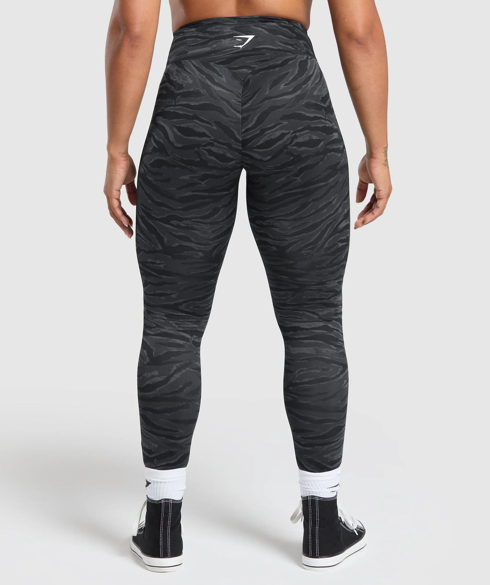 Power Leggings - Asphalt Grey Print sold by Gymshark product image thumbnail 2