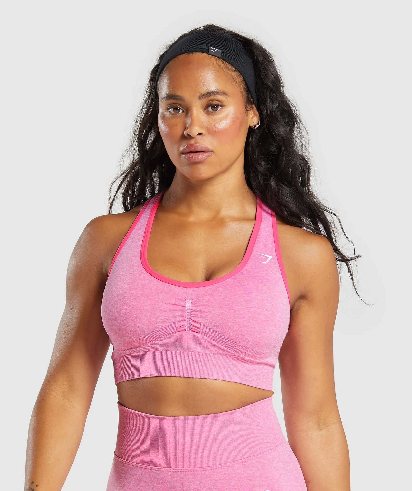 Gymshark Lift Seamless Sports Bra - Pink sold by Gymshark