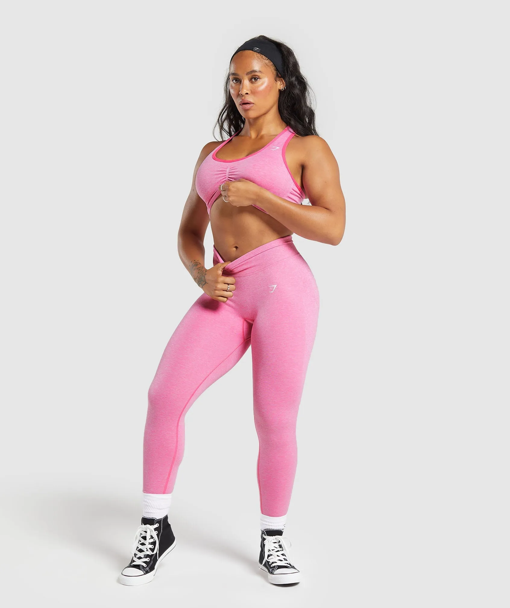 Gymshark Lift Seamless Sports Bra - Pink sold by Gymshark product image thumbnail 4