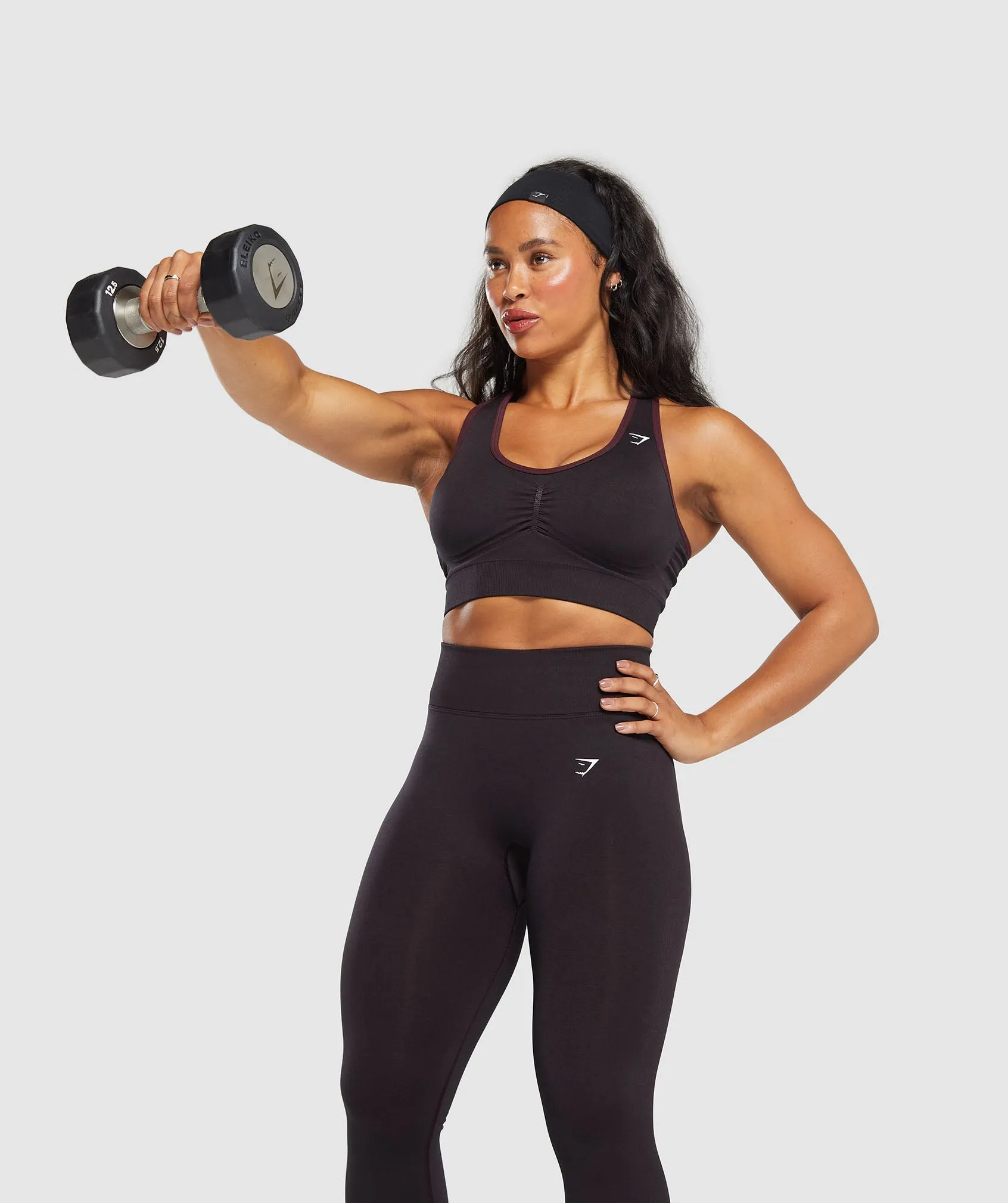 Gymshark Lift Seamless Sports Bra - Purple sold by Gymshark product image thumbnail 5