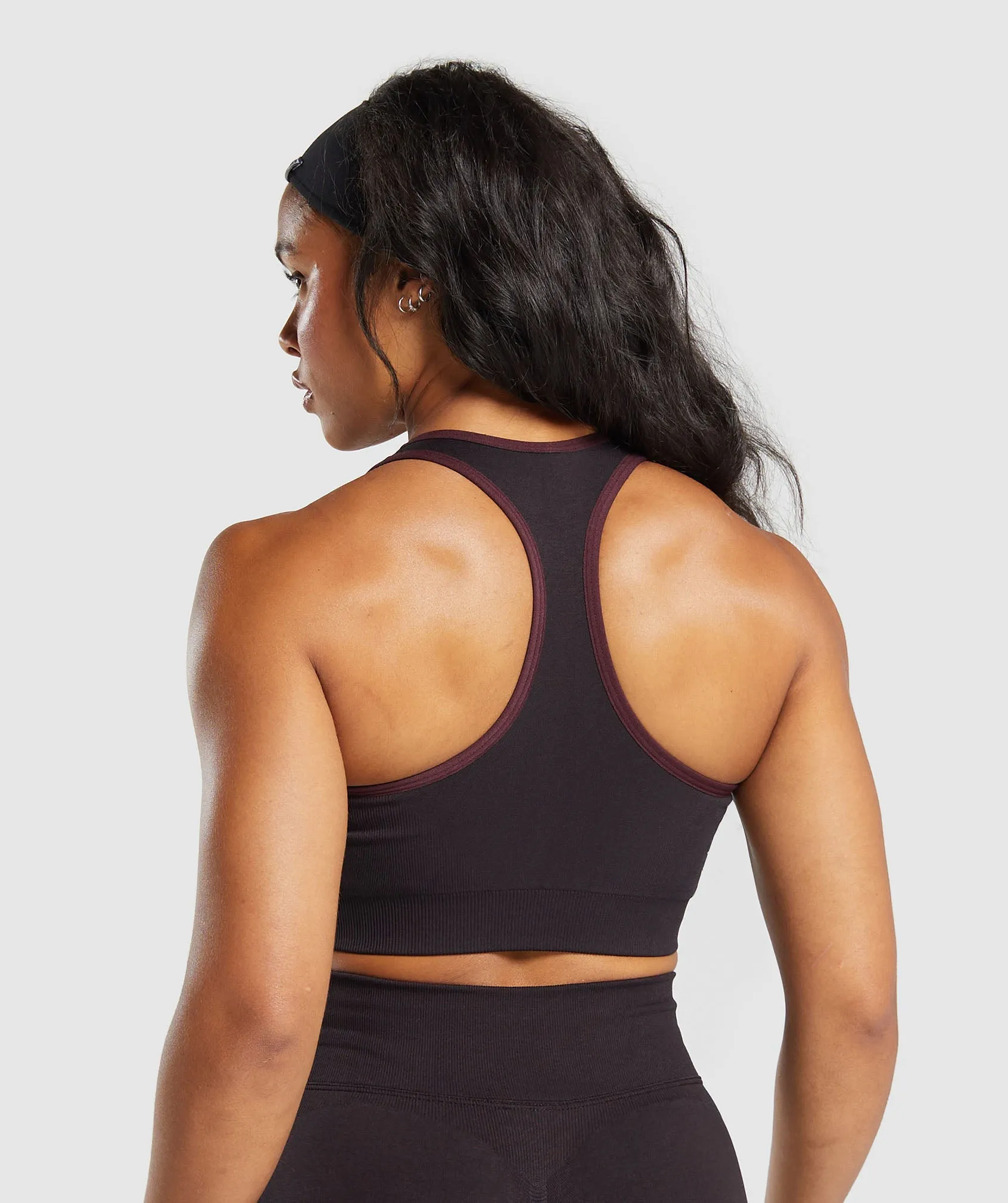 Gymshark Lift Seamless Sports Bra - Purple sold by Gymshark product image thumbnail 2