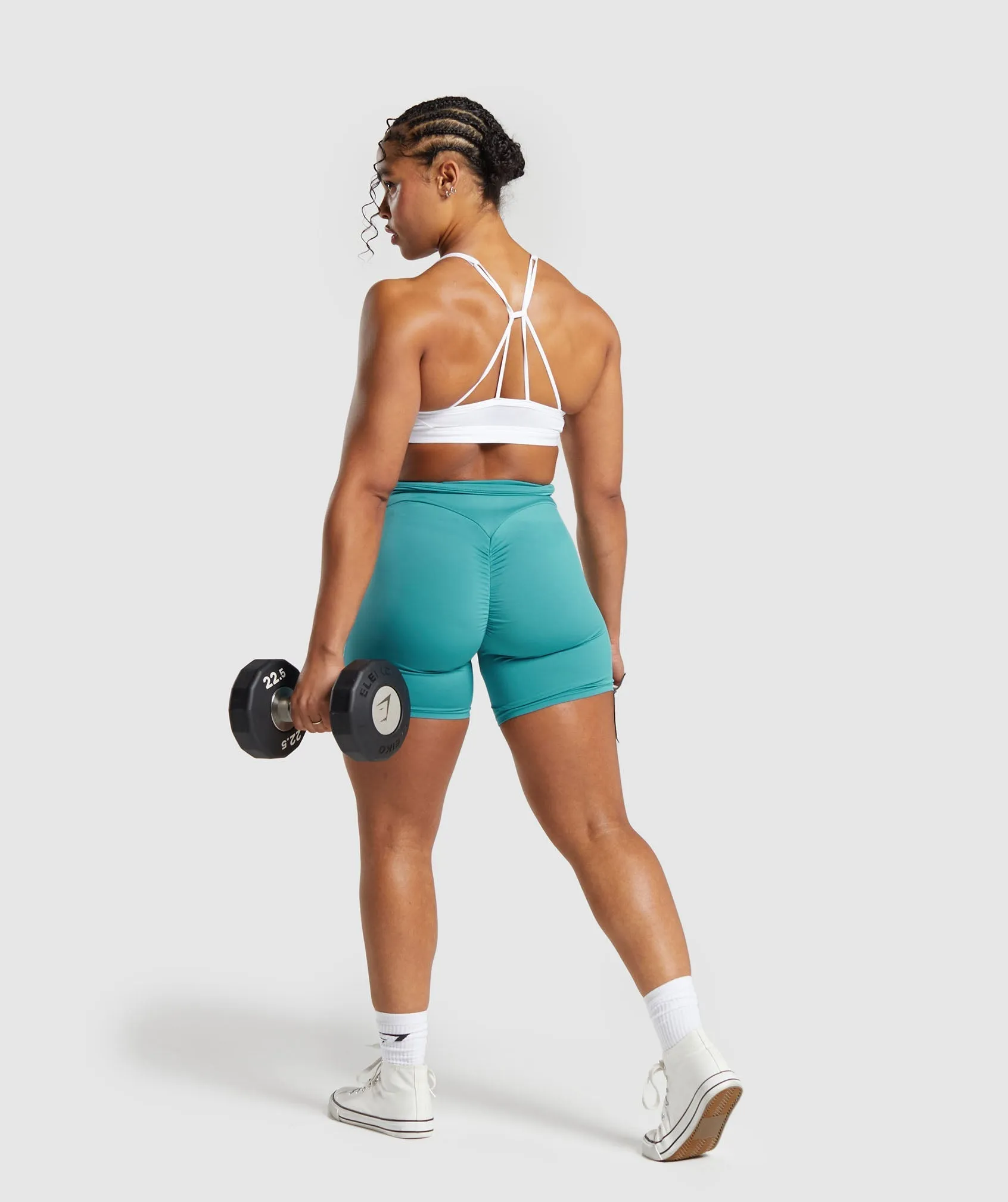 Power Tight Shorts - Bondi Teal sold by Gymshark product image thumbnail 4