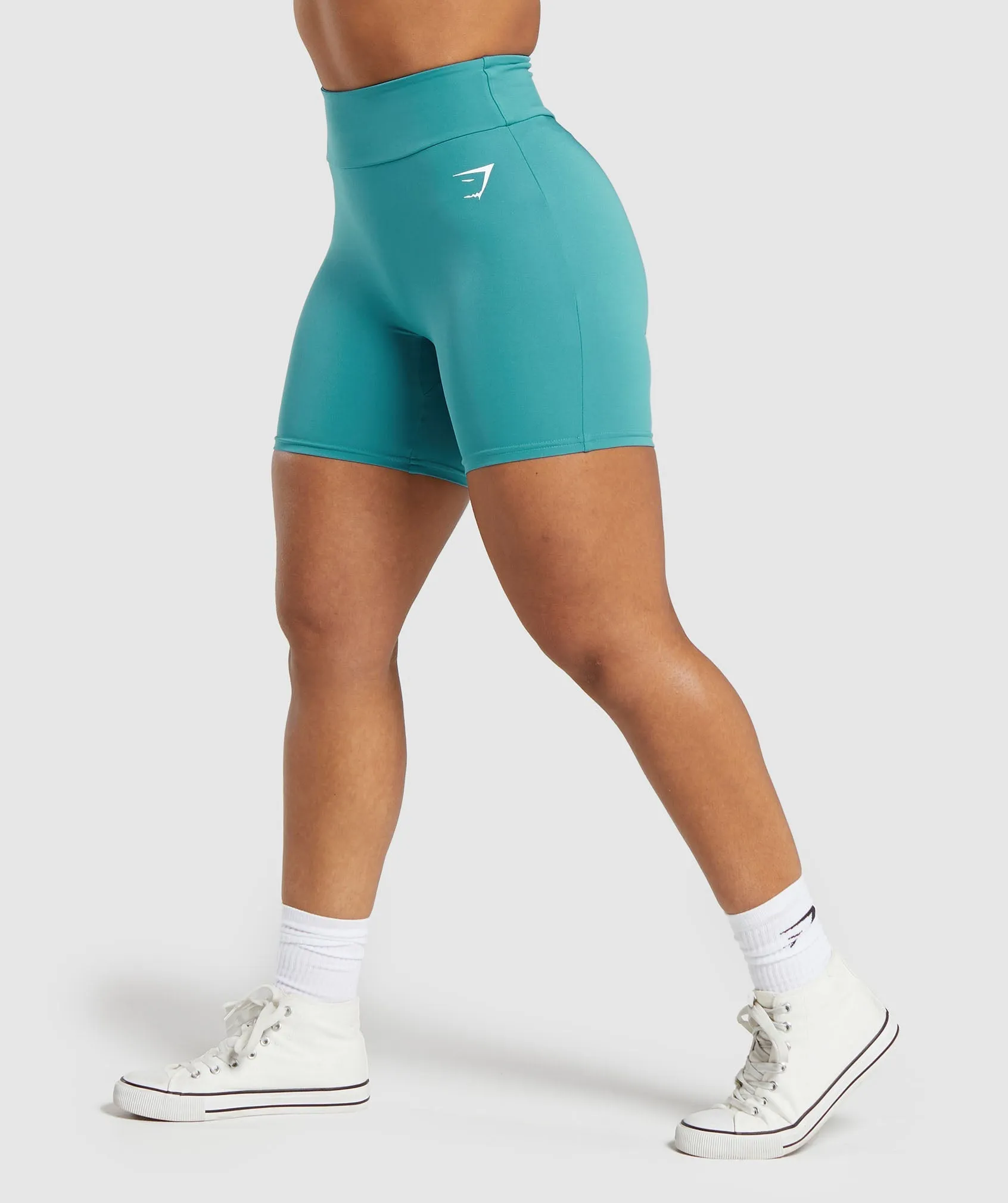 Power Tight Shorts - Bondi Teal sold by Gymshark product image thumbnail 3