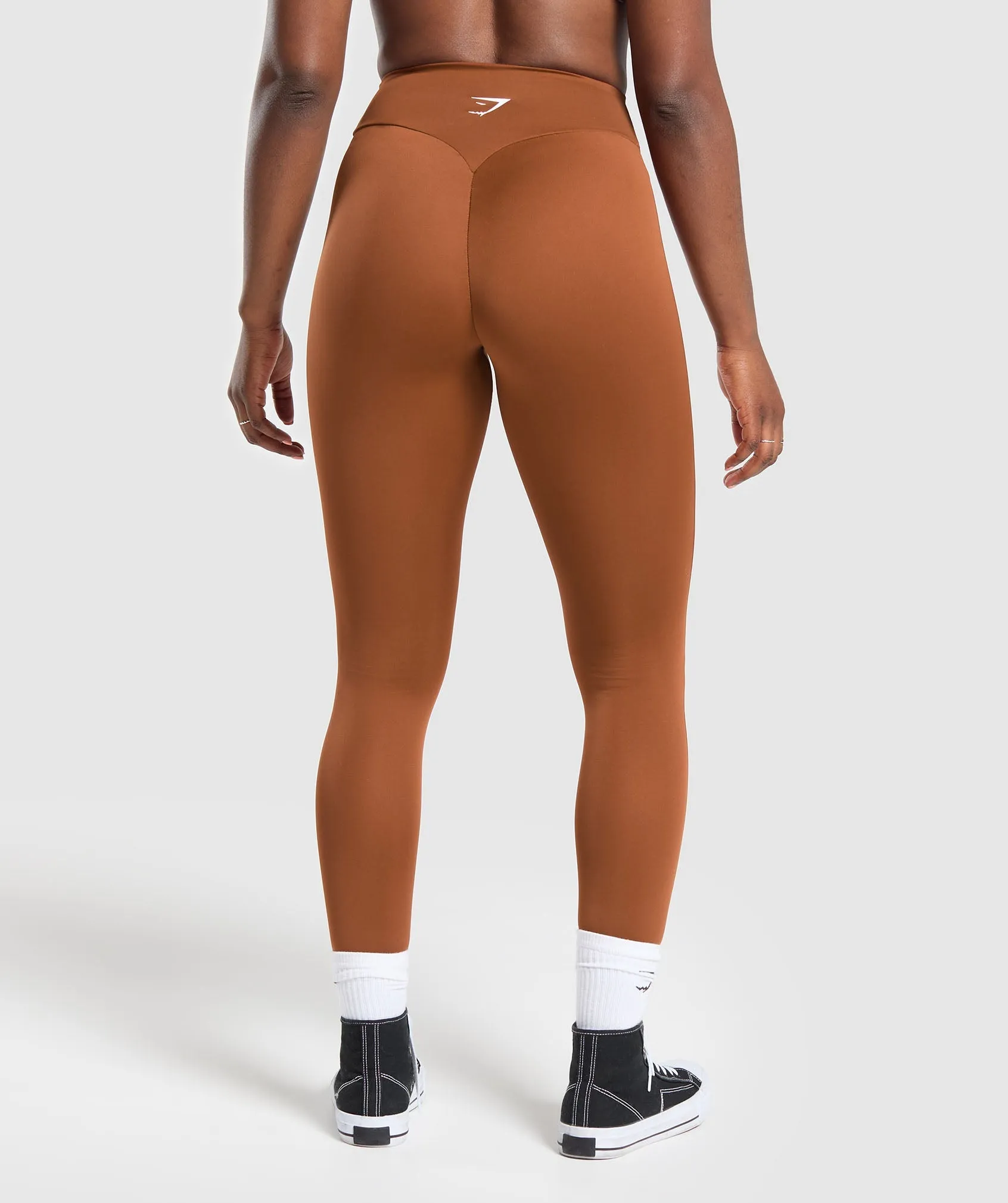 Power Regular Leggings - Copper Brown sold by Gymshark product image thumbnail 4