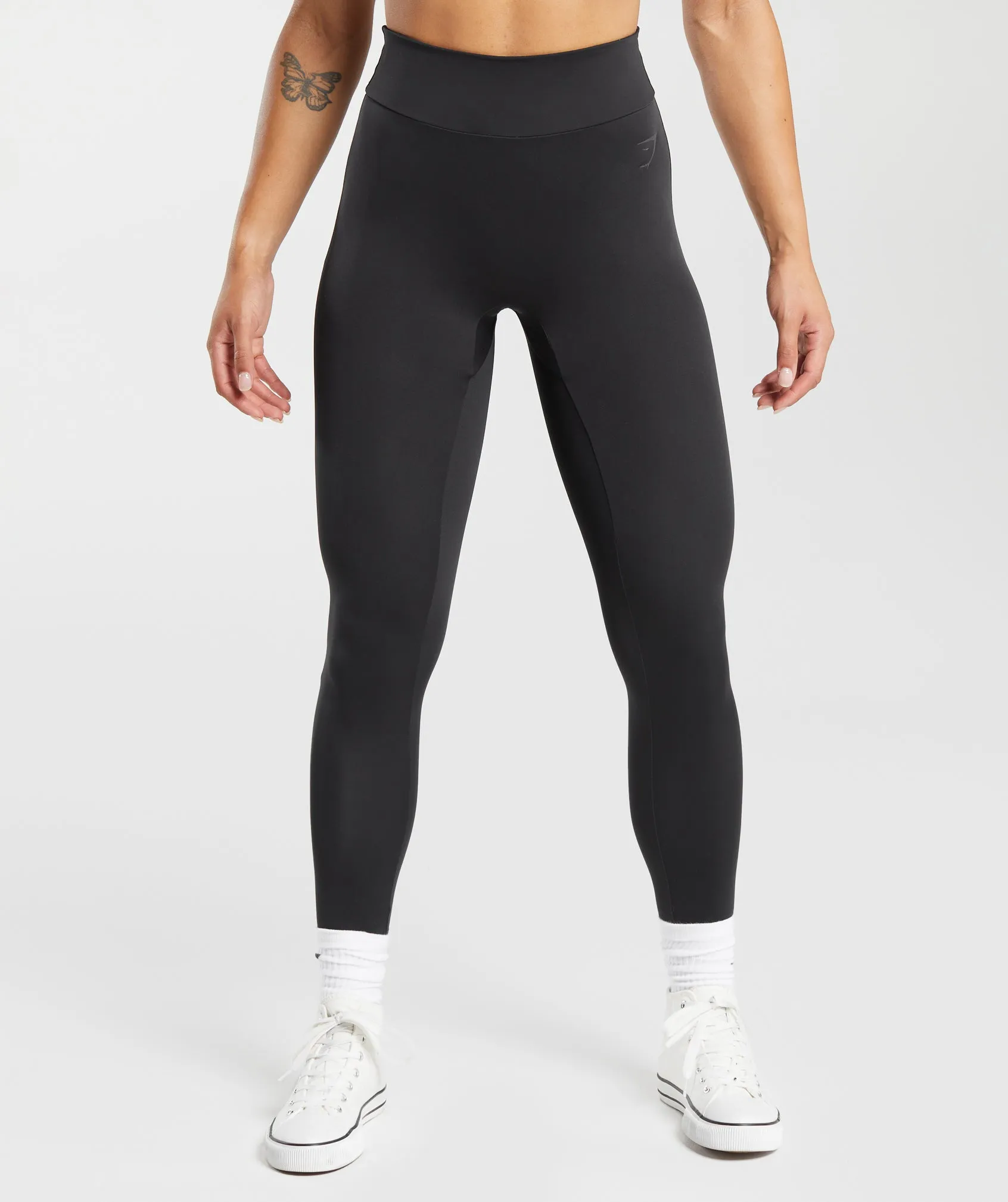 Power Regular Leggings - Black sold by Gymshark