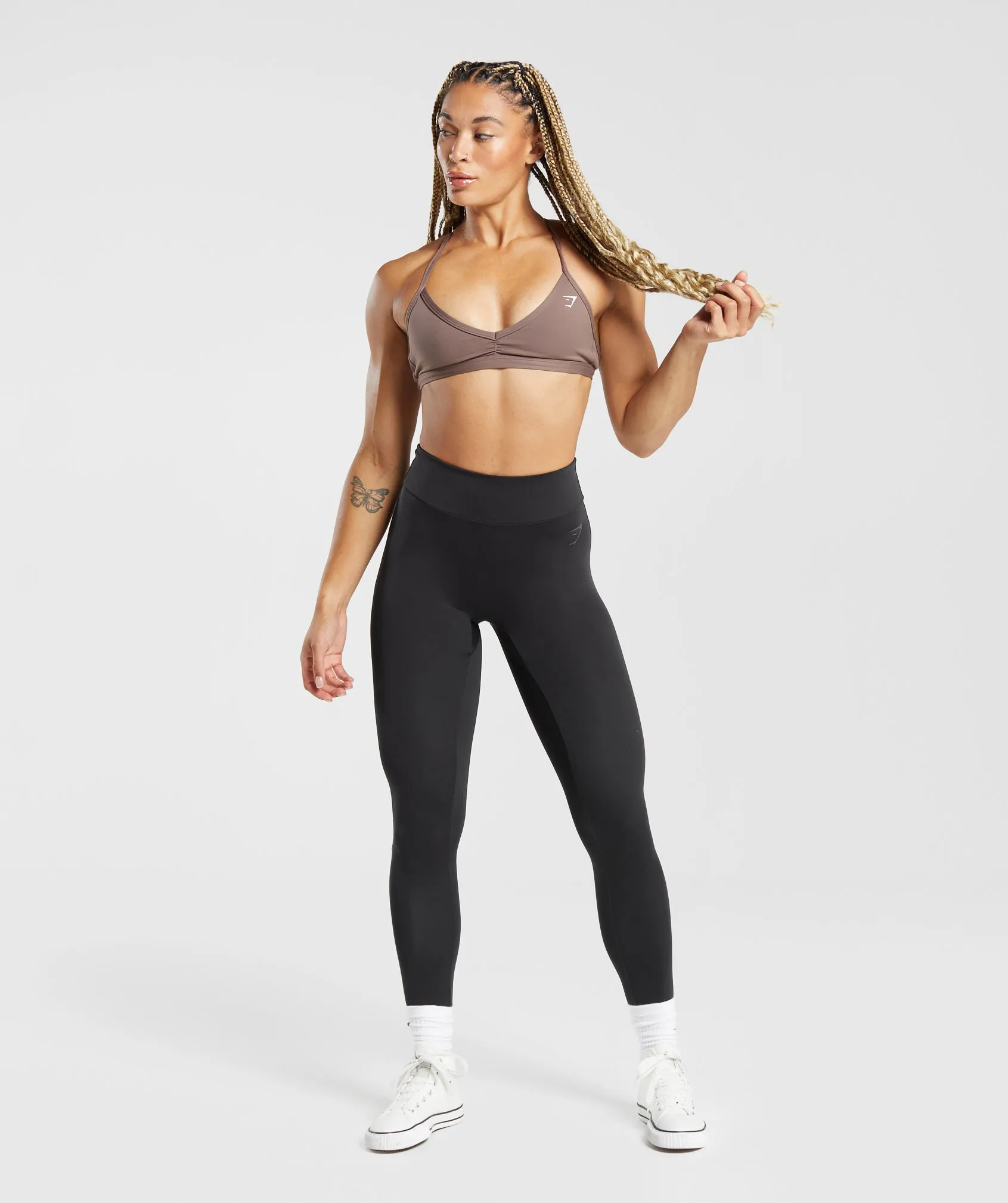 Power Regular Leggings - Black sold by Gymshark product image thumbnail 4