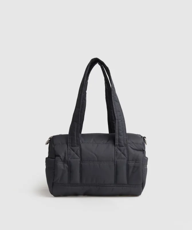 Gymshark Premium Lifestyle Mini Barrel Bag - Onyx Grey sold by Gymshark