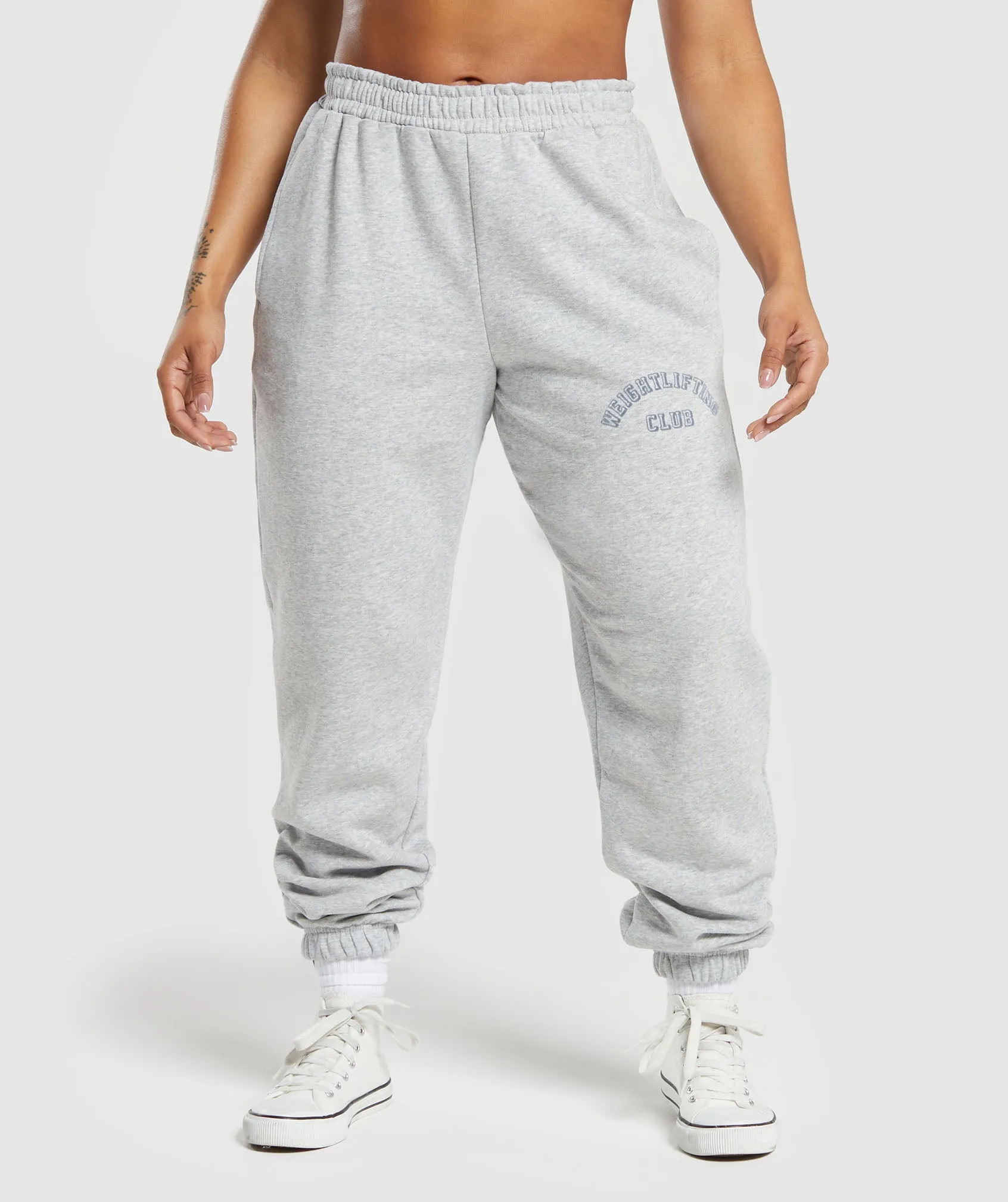 Gymshark Weightlifting Club Joggers - Light Grey Core Marl sold by Gymshark