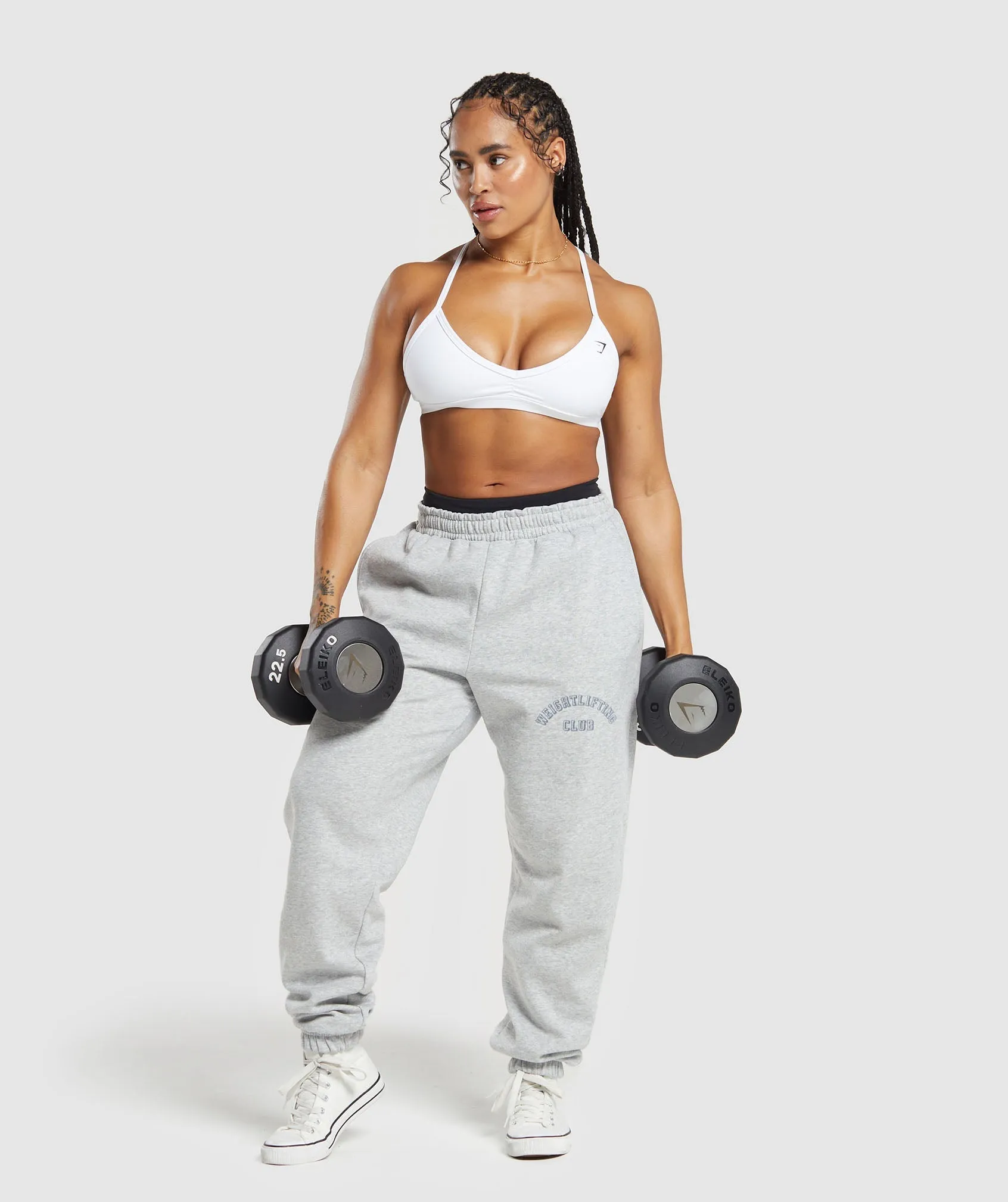 Gymshark Weightlifting Club Joggers - Light Grey Core Marl sold by Gymshark product image thumbnail 4