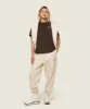 Gymshark Phys Ed Graphic Sweatpants - Ecru White/Archive Brown sold by Gymshark