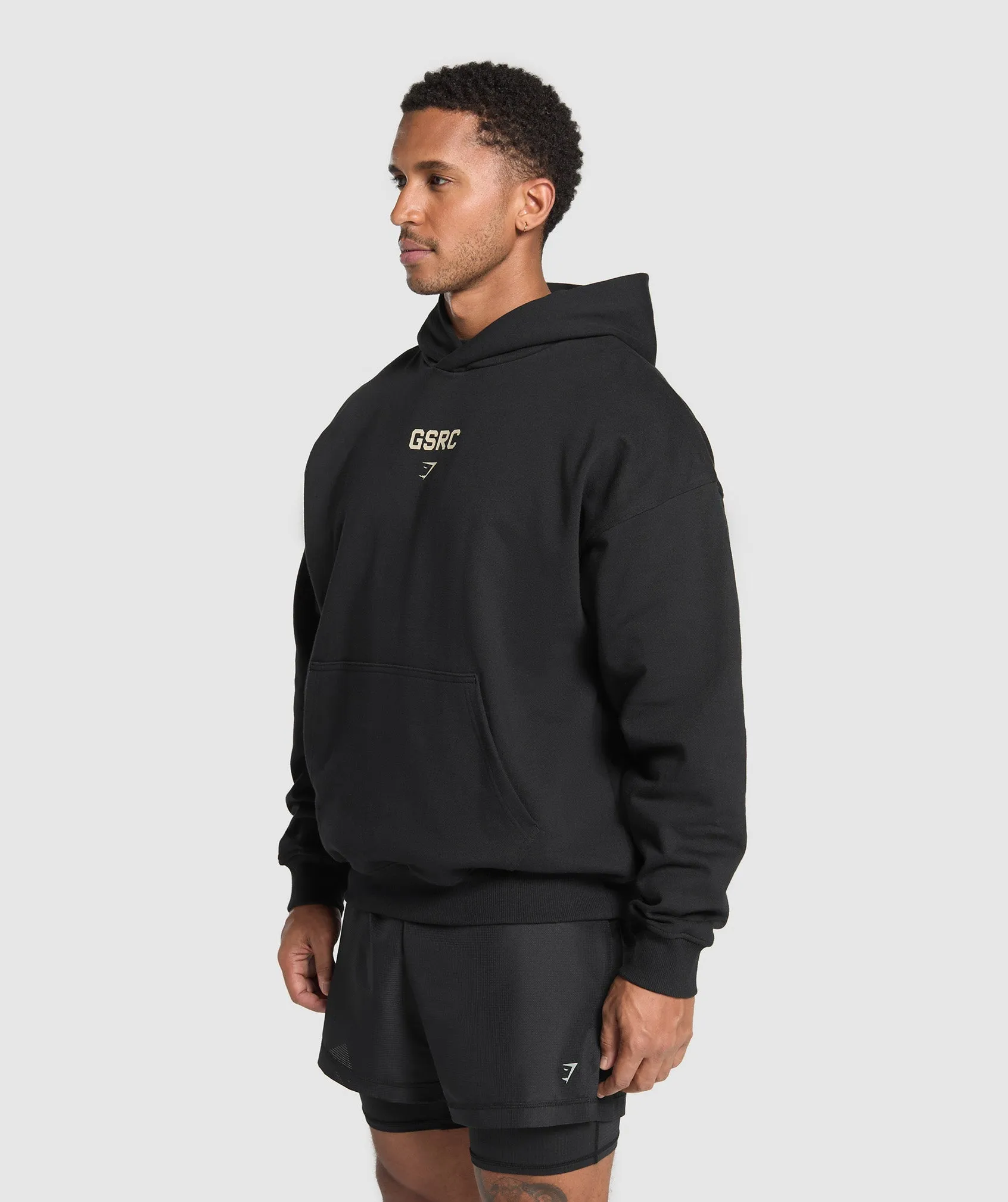 Gymshark Running Graphic Hoodie - Black sold by Gymshark product image thumbnail 3
