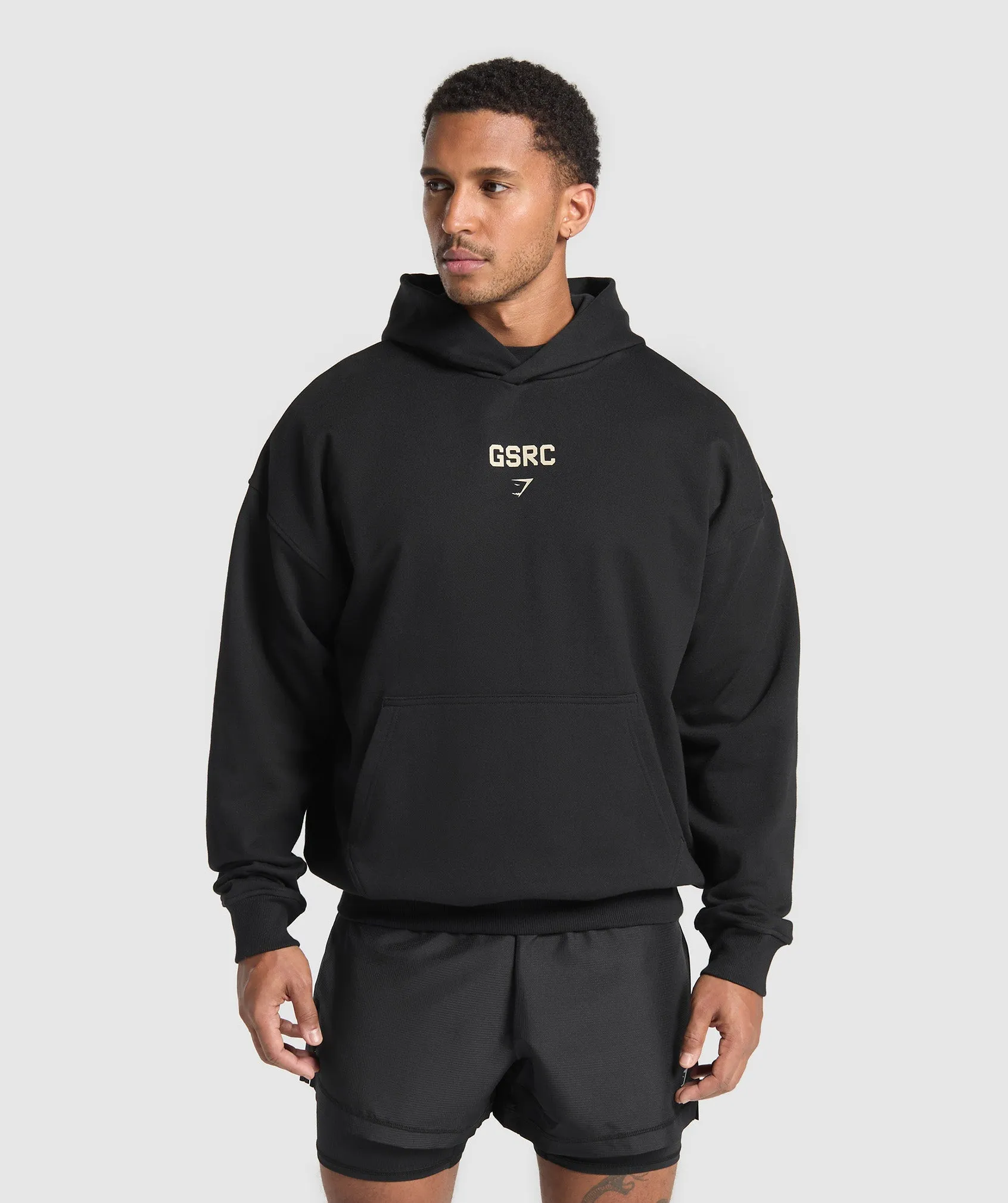 Gymshark Running Graphic Hoodie - Black sold by Gymshark product image thumbnail 2