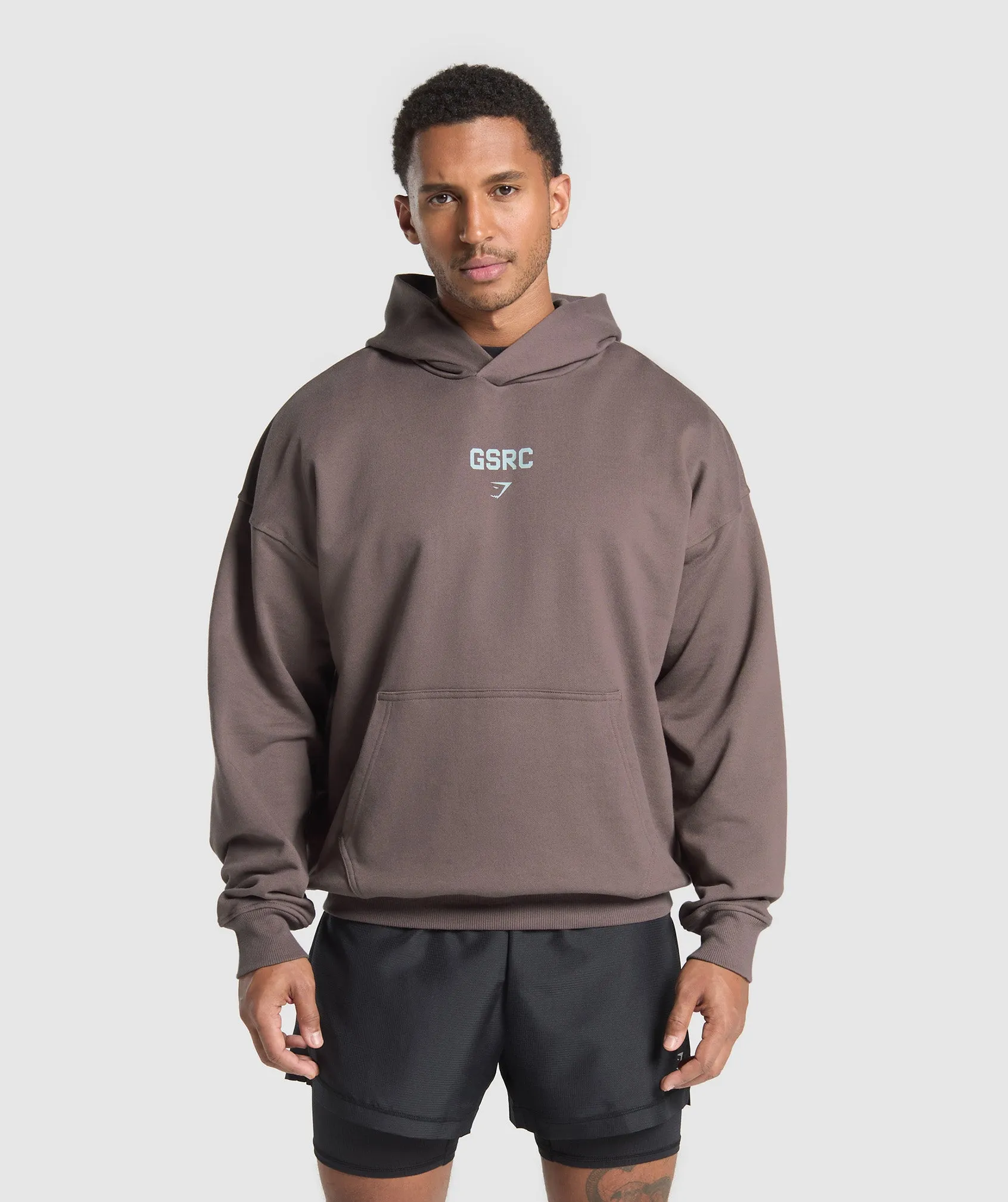 Gymshark Running Graphic Hoodie - Steel Purple sold by Gymshark product image thumbnail 2
