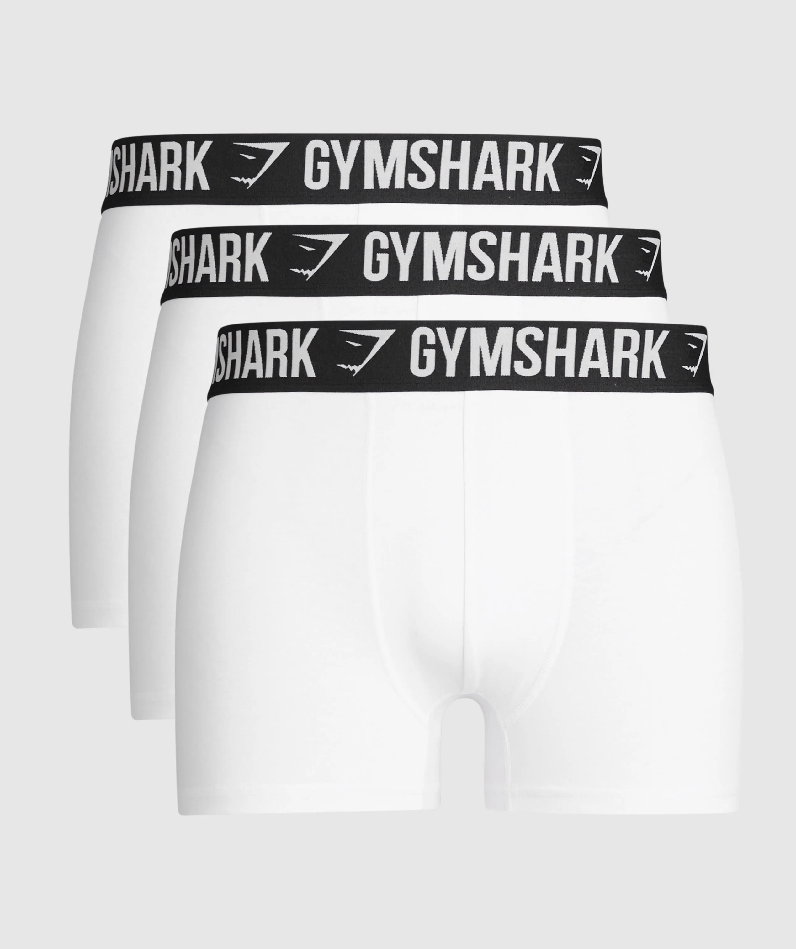 Gymshark Boxer Brief 3PK - White sold by Gymshark