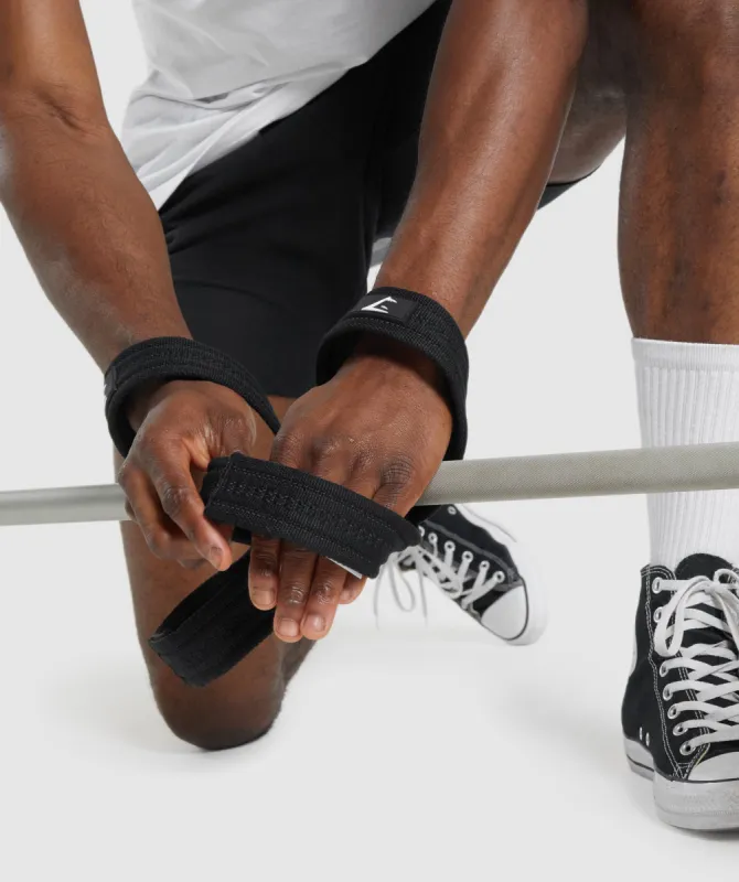 Gymshark Figure 8 Lifting Straps - Black sold by Gymshark