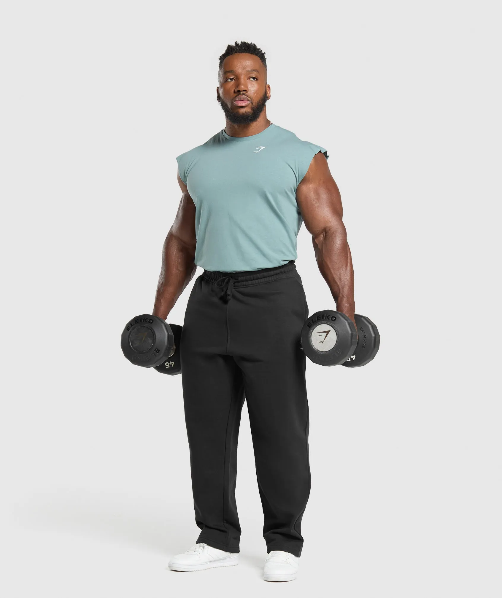 Gymshark Critical Cut Off Tank - Celeste Blue sold by Gymshark product image thumbnail 3