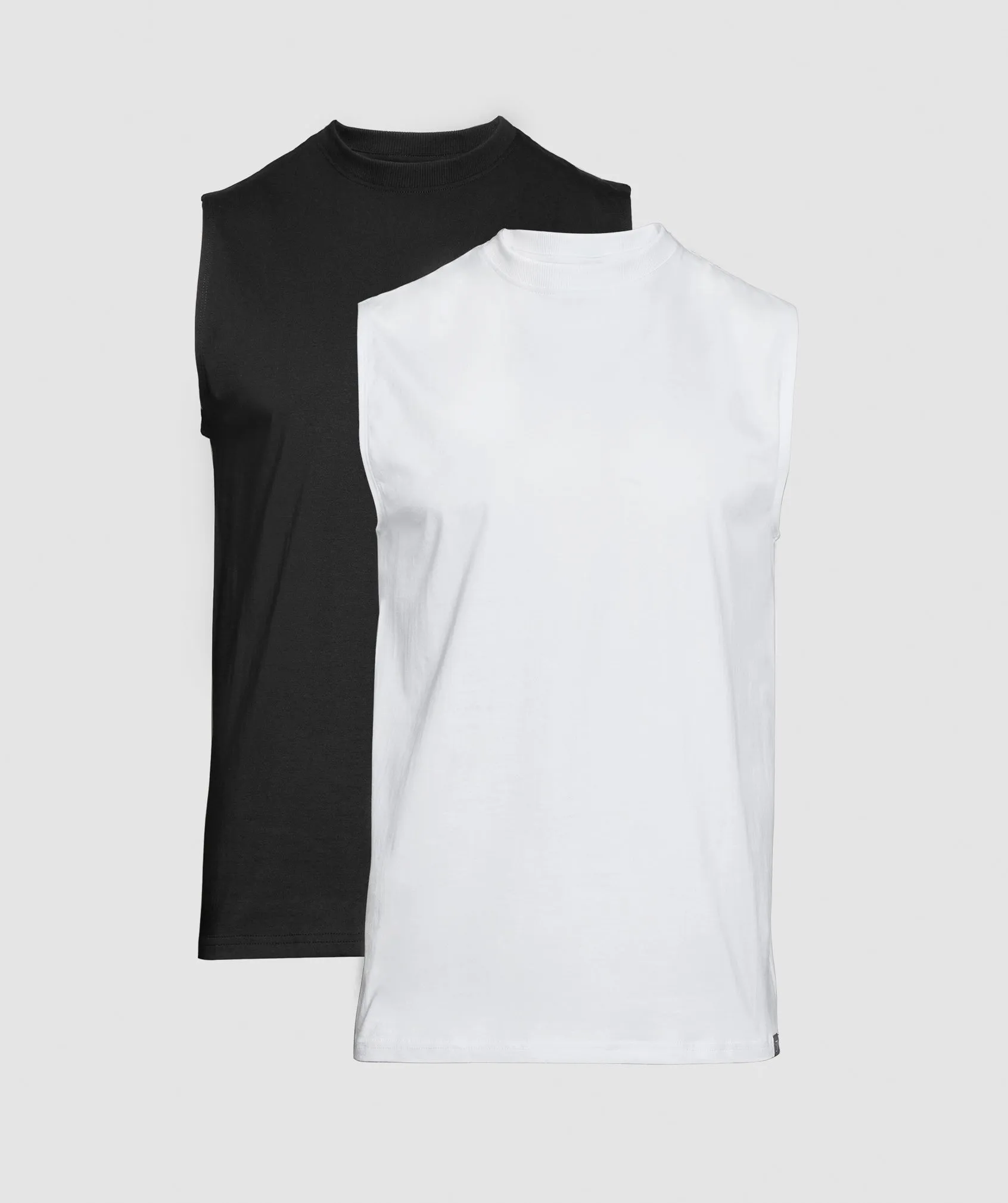 Gymshark Everyday Tank 2 Pack - White/Black sold by Gymshark product image thumbnail 2