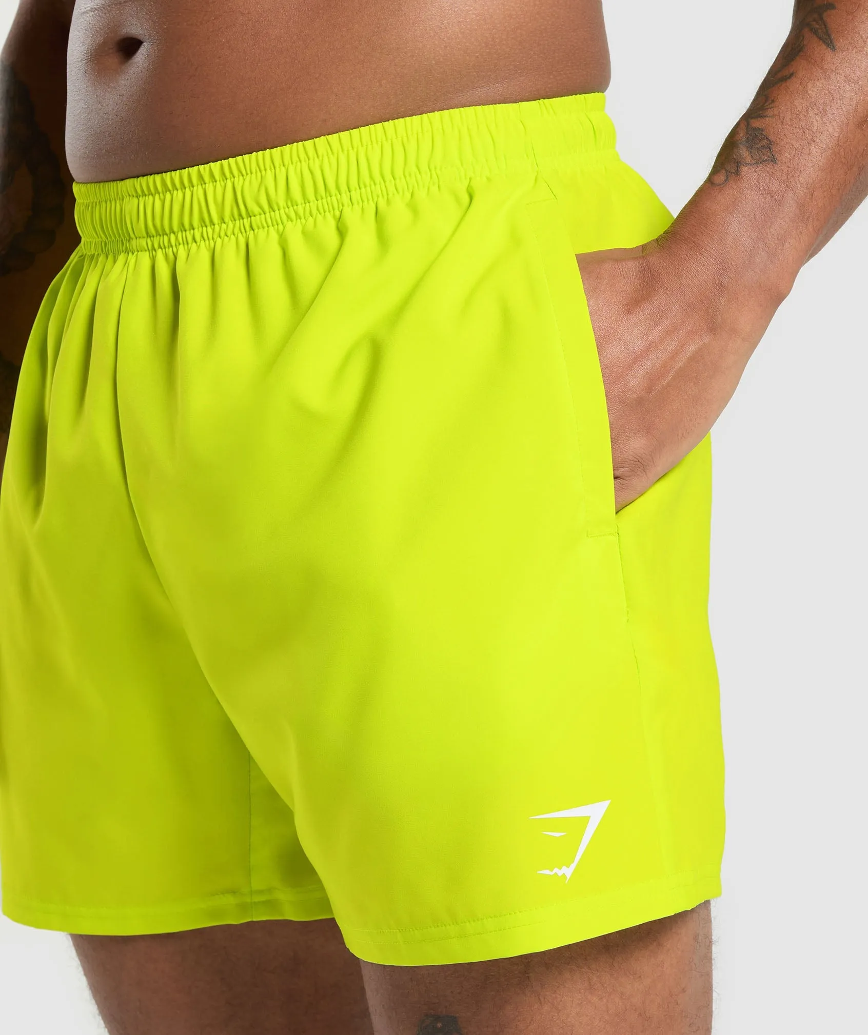 Gymshark Arrival 5" Shorts - Shock Green sold by Gymshark product image thumbnail 5