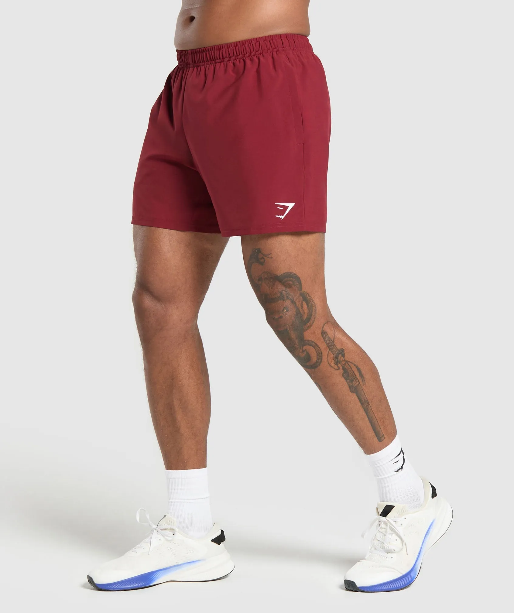 Gymshark Arrival 5" Shorts - Sets Red sold by Gymshark product image thumbnail 4