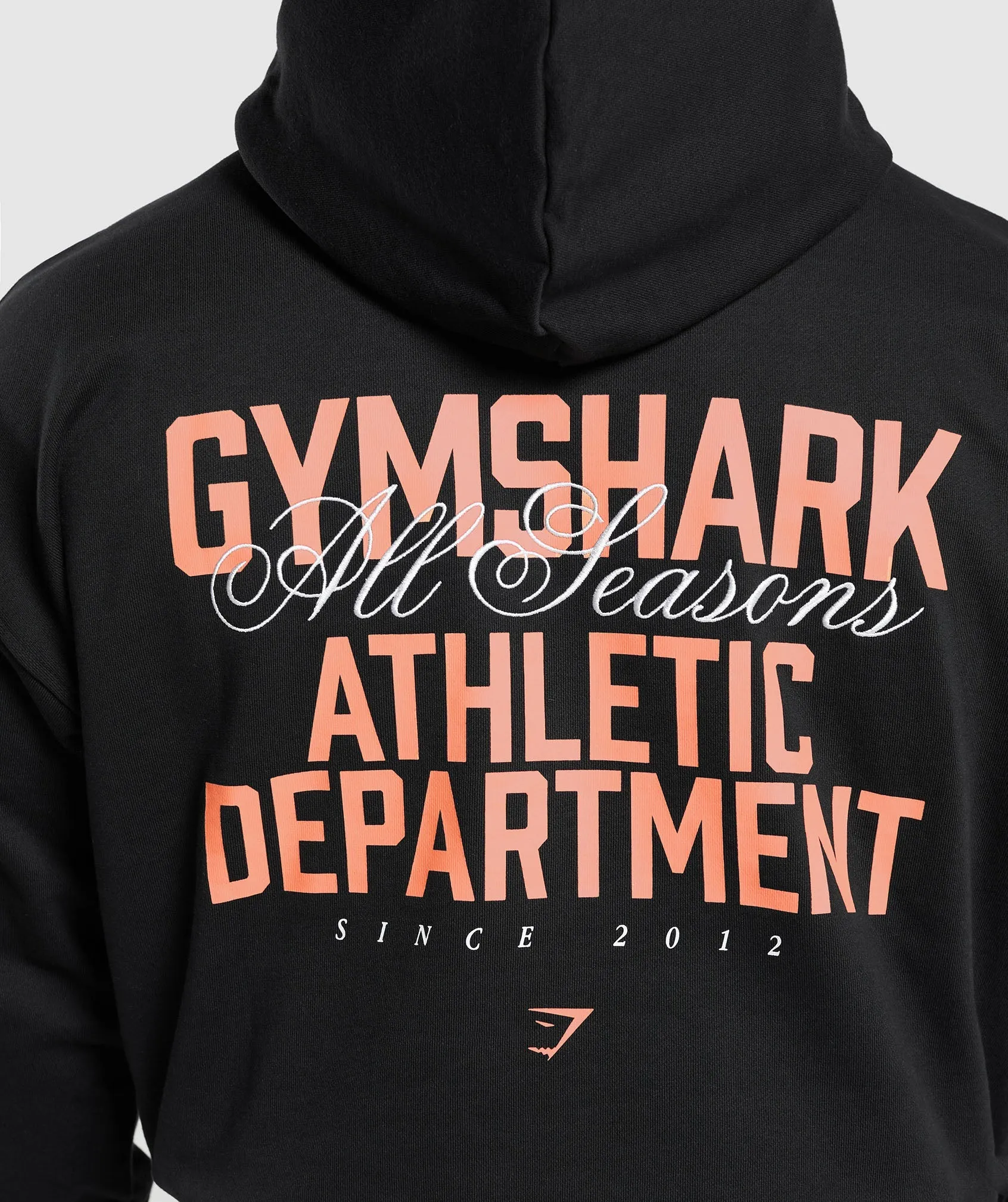 Gymshark Athletic Department Hoodie - Black sold by Gymshark product image thumbnail 5
