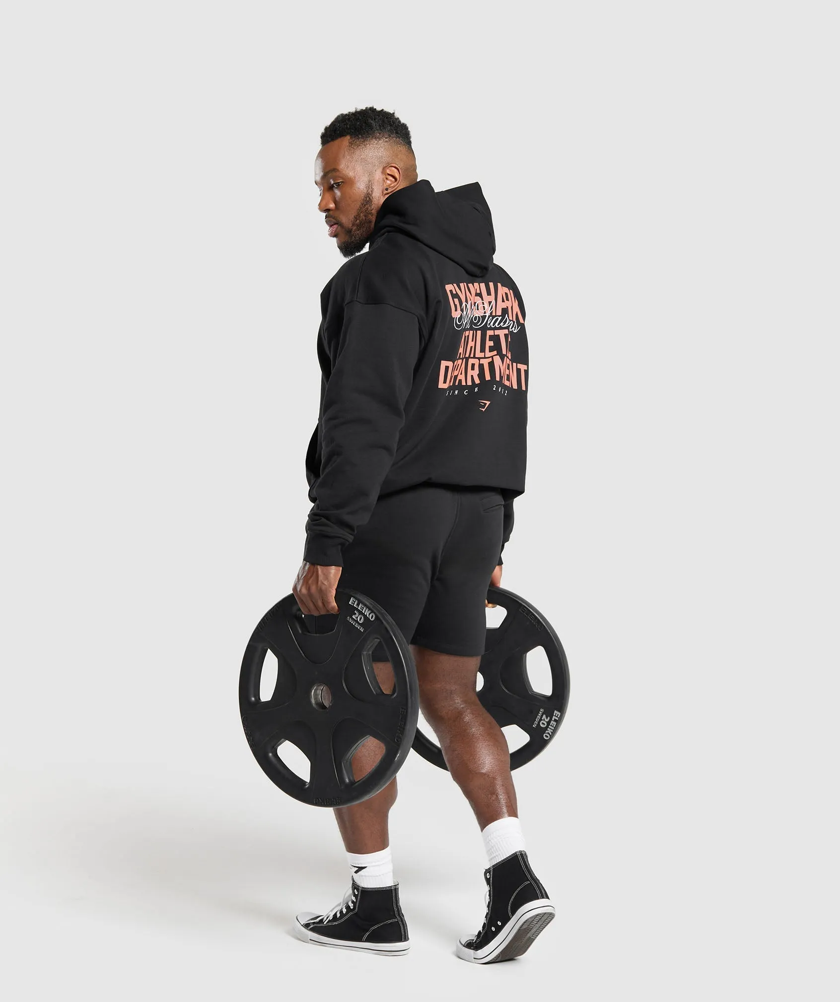 Gymshark Athletic Department Hoodie - Black sold by Gymshark product image thumbnail 4