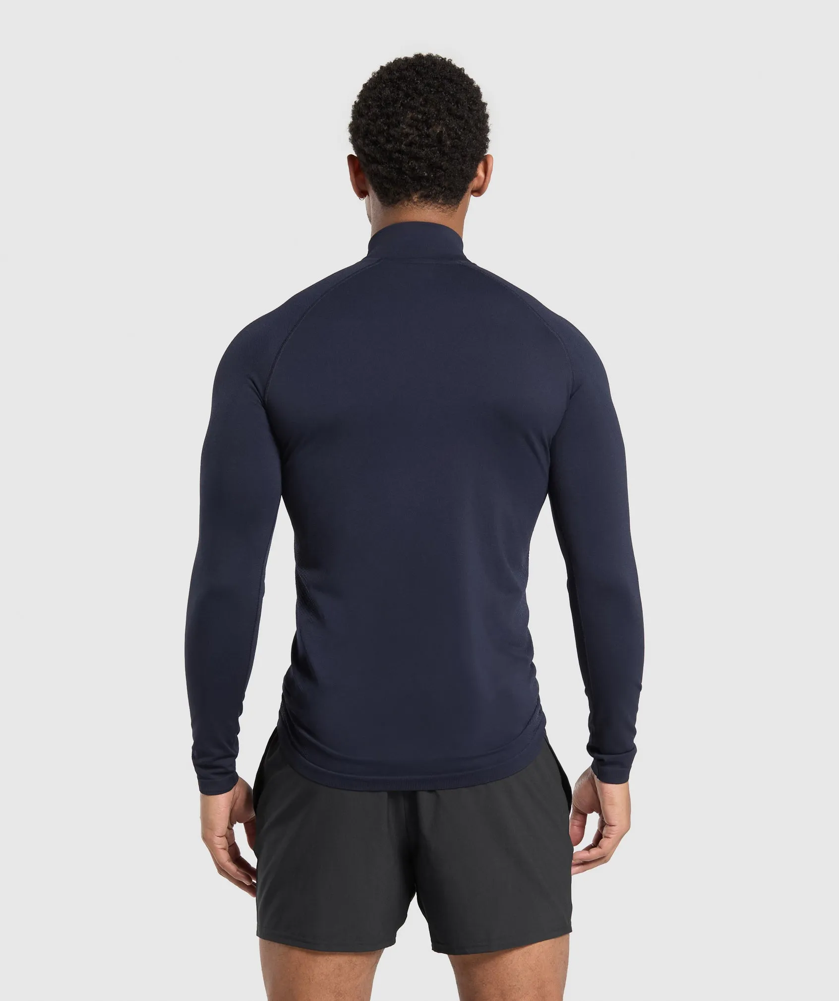 Gymshark Vital 1/4 Zip - Navy/Heavy Blue sold by Gymshark product image thumbnail 2