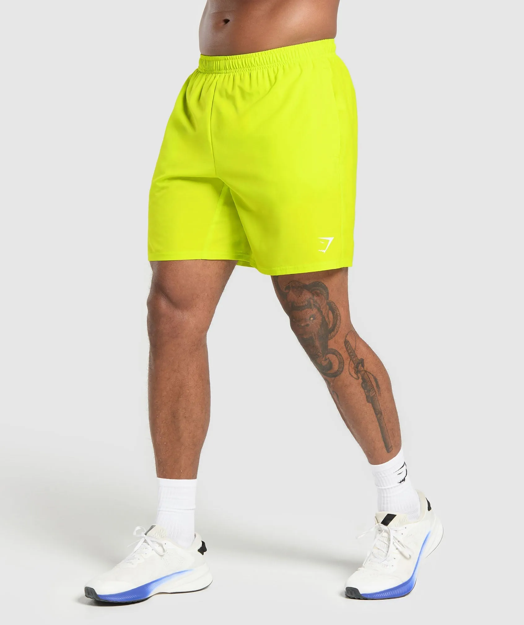 Gymshark Arrival 7" Shorts - Shock Green sold by Gymshark product image thumbnail 4
