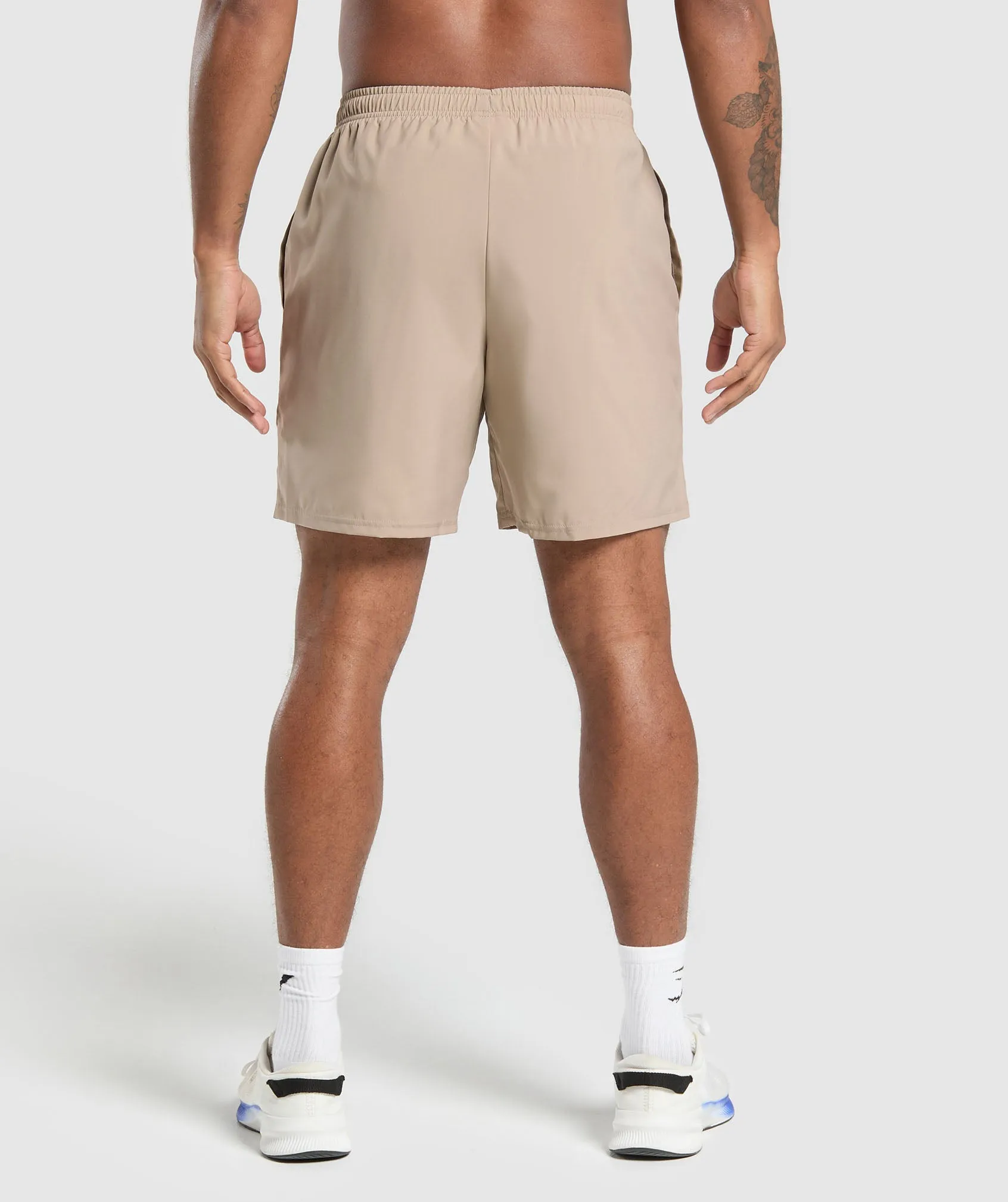 Gymshark Arrival 7" Shorts - Cement Brown sold by Gymshark product image thumbnail 2
