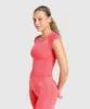 Gymshark Vital Scoop Neck Top - Coral Red Marl sold by Gymshark