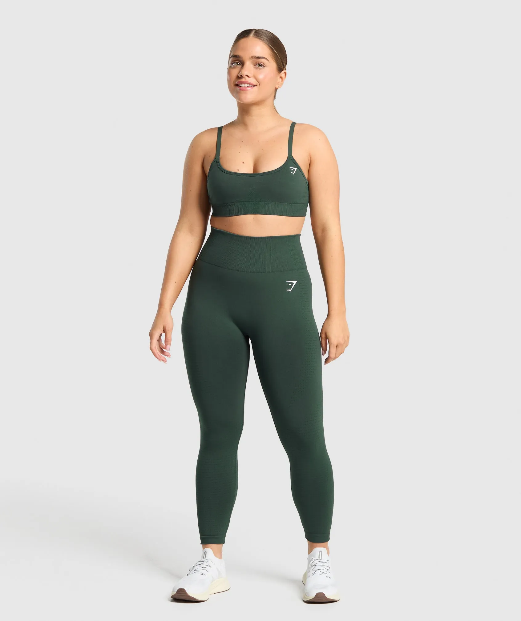 Gymshark Vital Leggings - Woodland Green Marl sold by Gymshark product image thumbnail 4