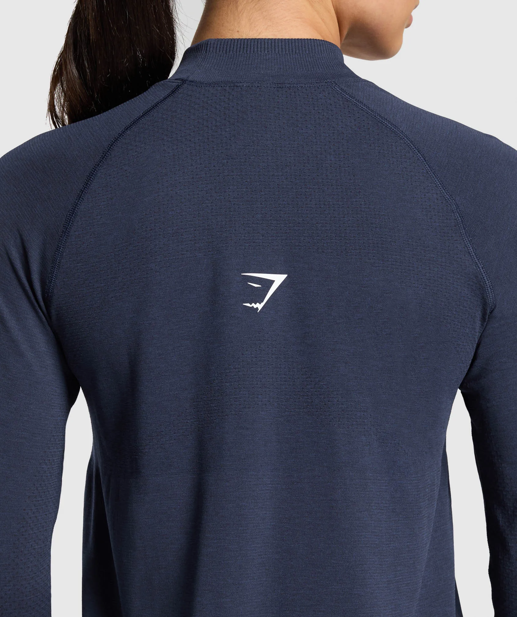 Gymshark Vital Long Line Top - Heavy Blue Marl sold by Gymshark product image thumbnail 5