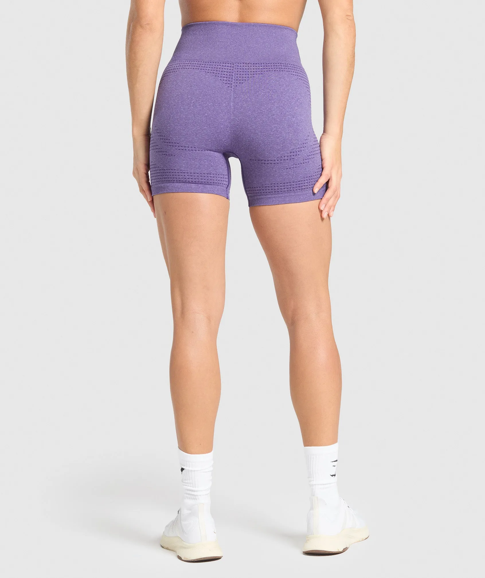 Gymshark Vital Seamless 2.0 Shorts - Functional Purple Marl sold by Gymshark product image thumbnail 2