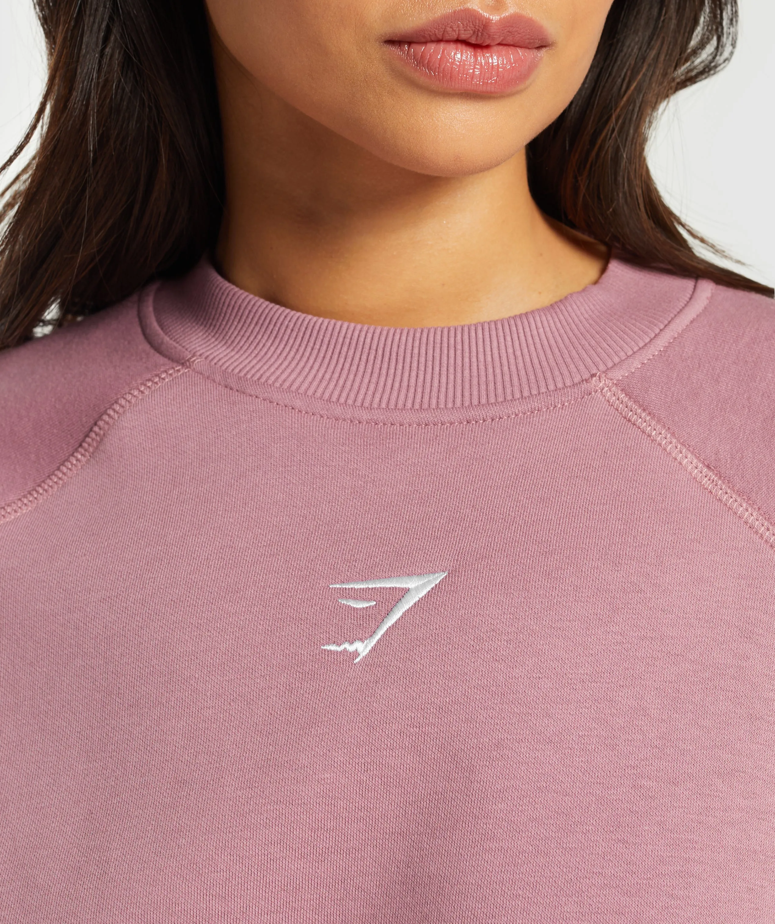 Gymshark Training Oversized Fleece Sweatshirt - Calm Pink sold by Gymshark product image thumbnail 5