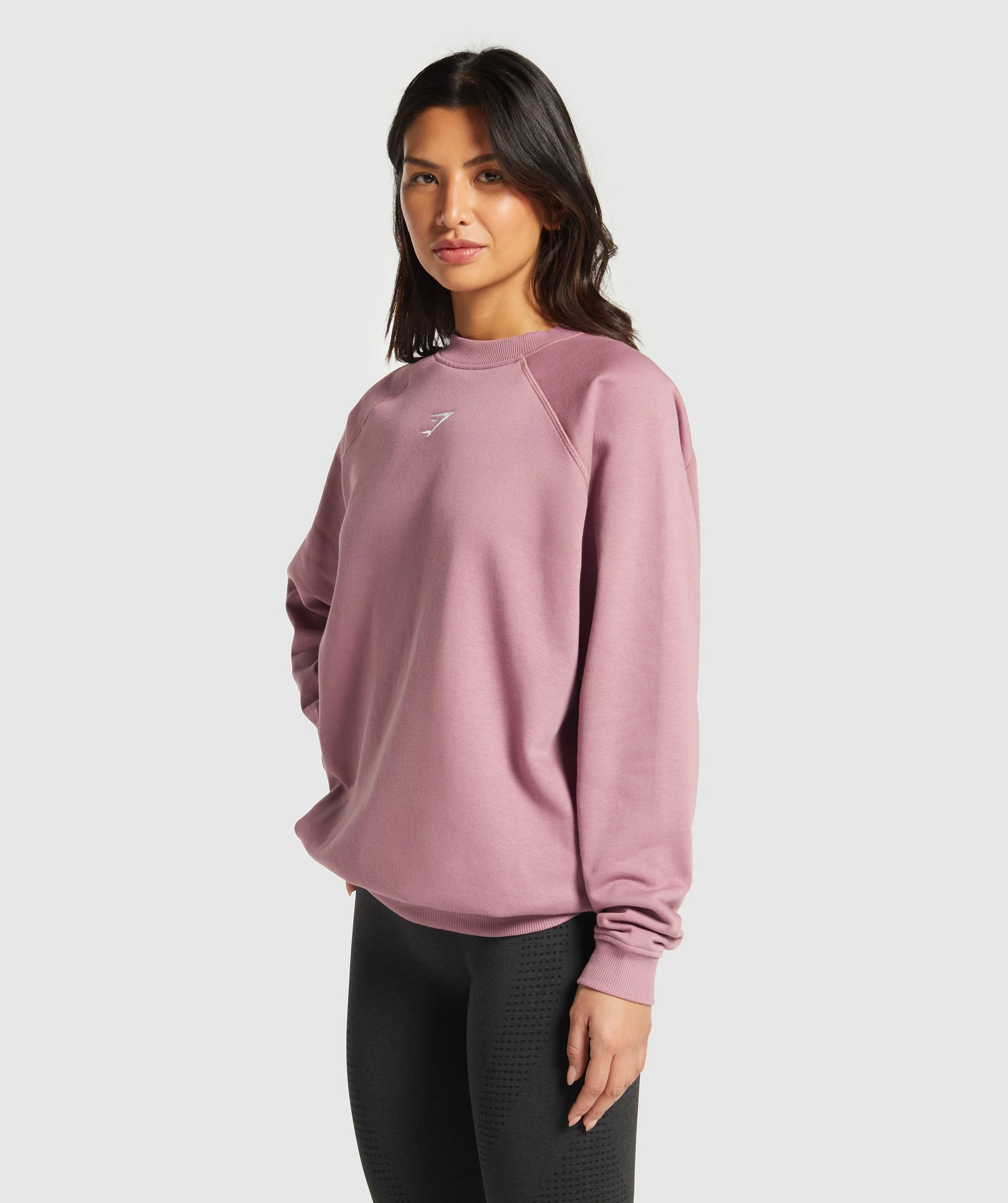 Gymshark Training Oversized Fleece Sweatshirt - Calm Pink sold by Gymshark product image thumbnail 3