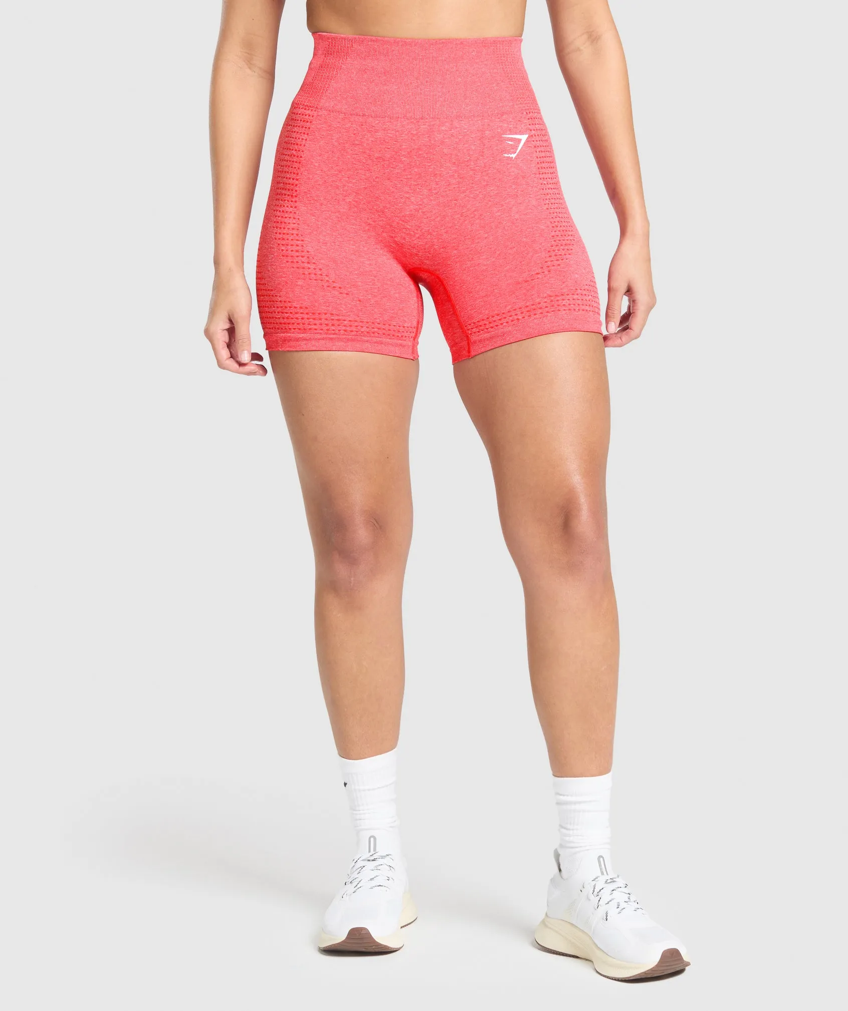Gymshark Vital Seamless 2.0 Shorts - Coral Red Marl sold by Gymshark