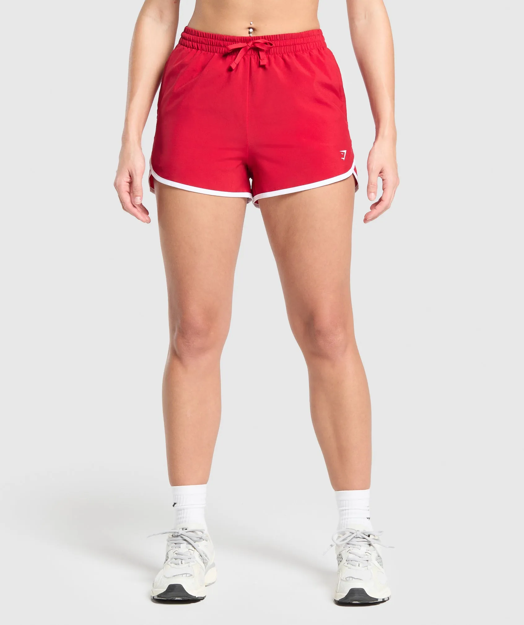 Gymshark Training Contrast Loose Shorts 2.5" - Carmine Red sold by Gymshark