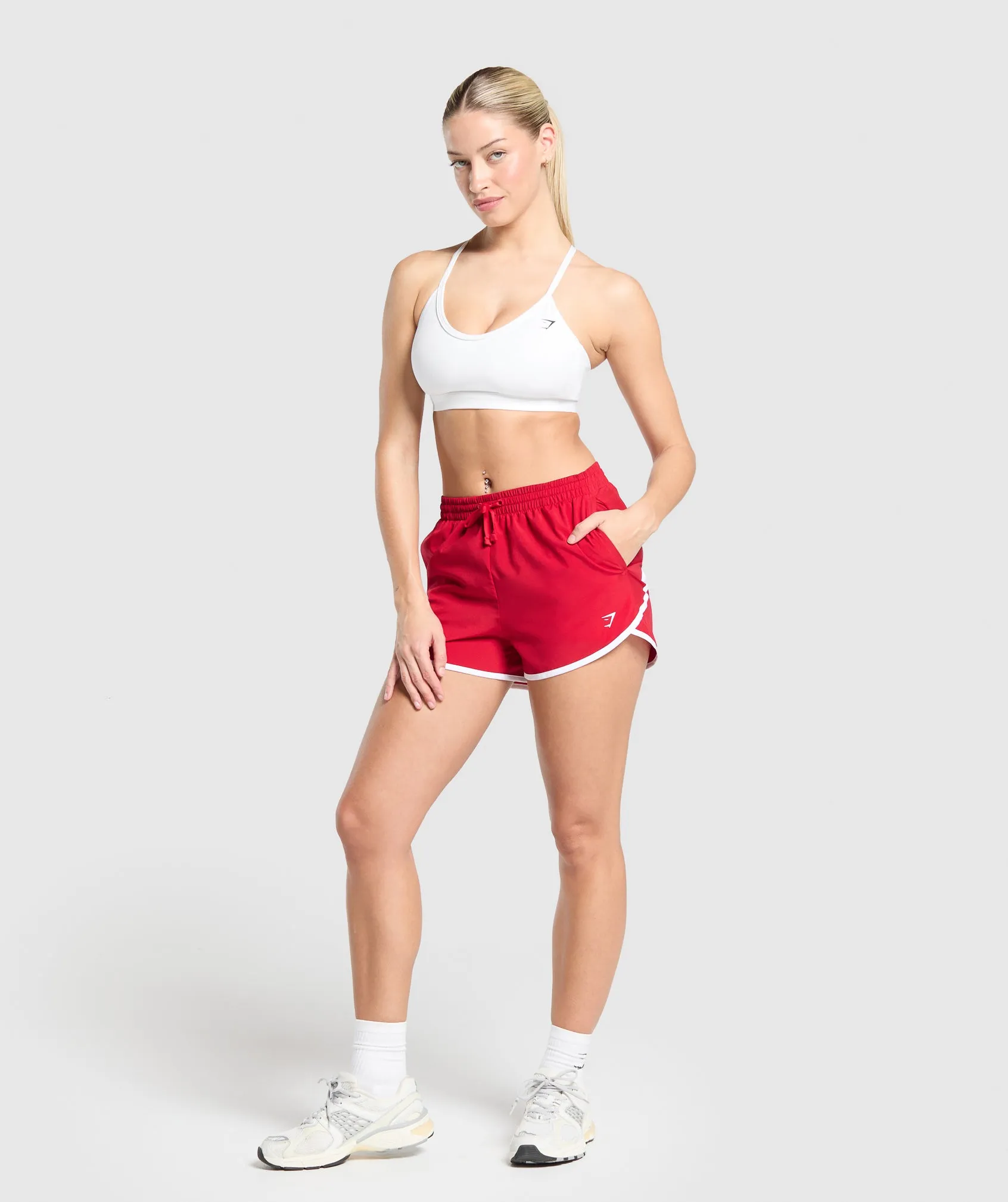 Gymshark Training Contrast Loose Shorts 2.5" - Carmine Red sold by Gymshark product image thumbnail 4