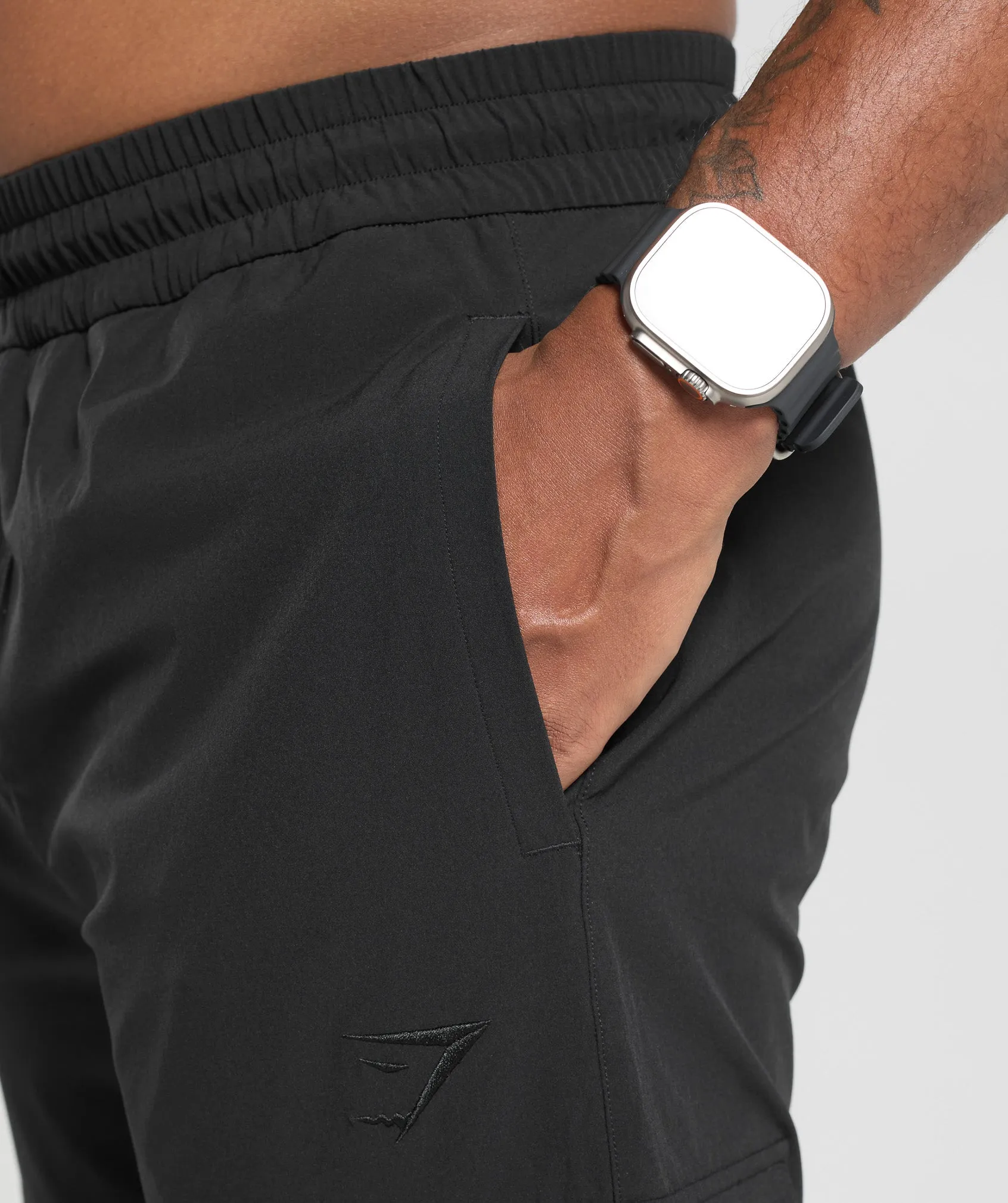 Gymshark Stretch Woven Cargo Pants - Black sold by Gymshark product image thumbnail 5