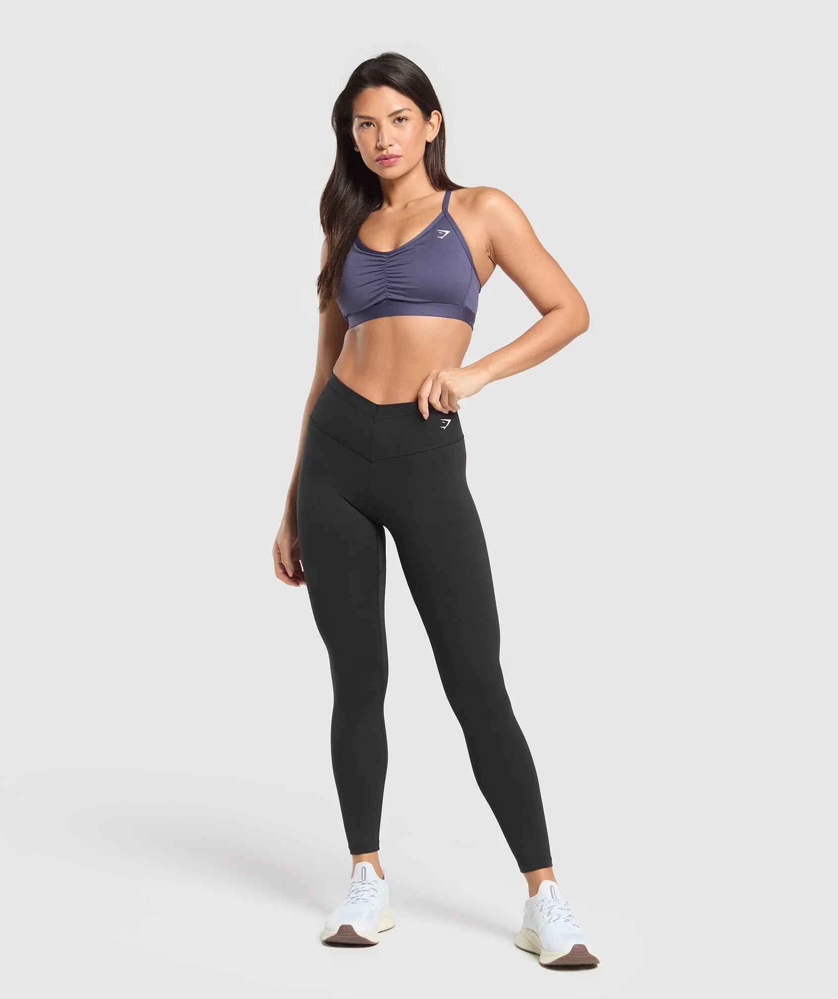 Gymshark Ruched Sports Bra - Weighted Purple sold by Gymshark product image thumbnail 3